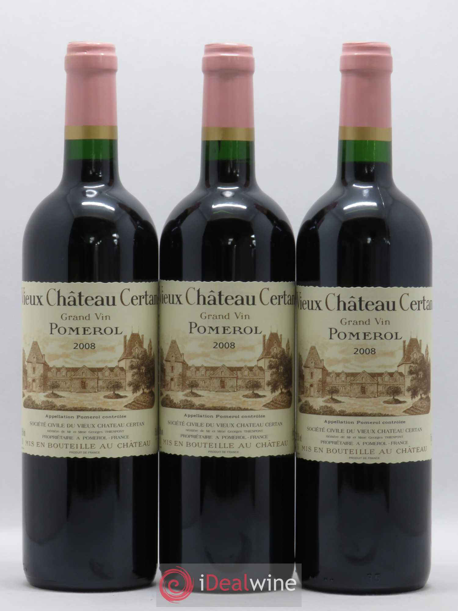 Vieux Château Certan 2008 - Lot de 6 bouteilles - 1