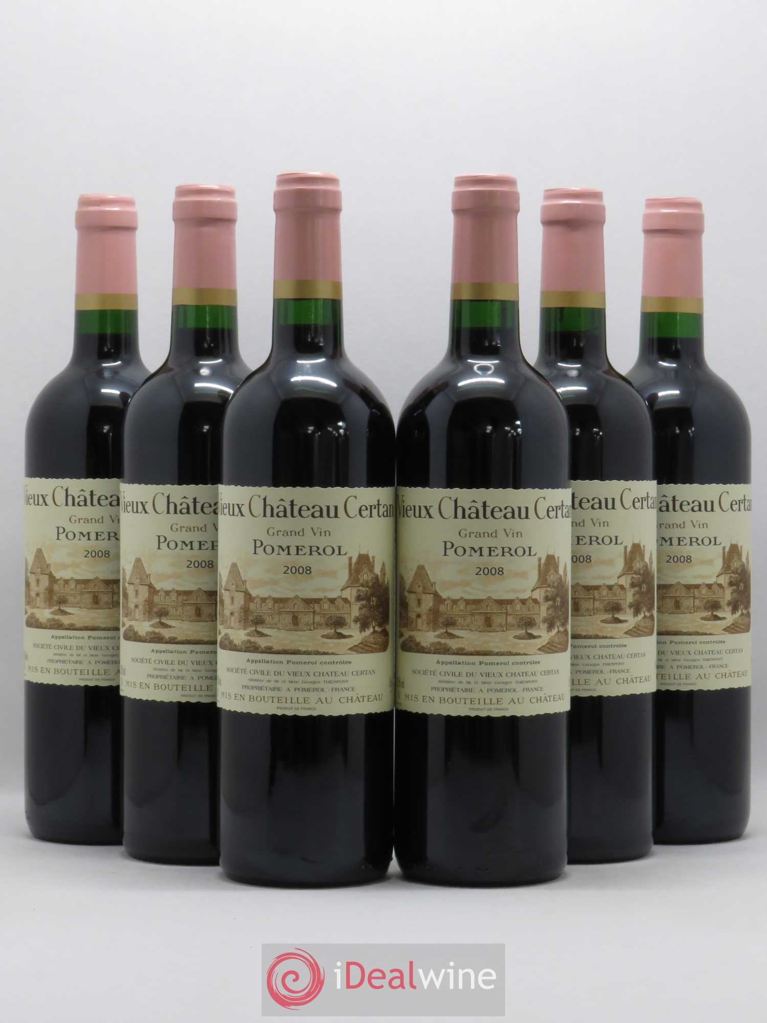 Vieux Château Certan 2008 - Lot de 6 bouteilles - 0
