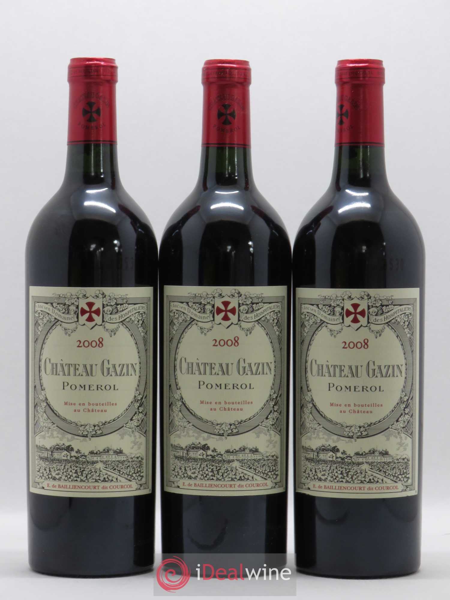 Château Gazin 2008 - Lot de 6 bouteilles - 1