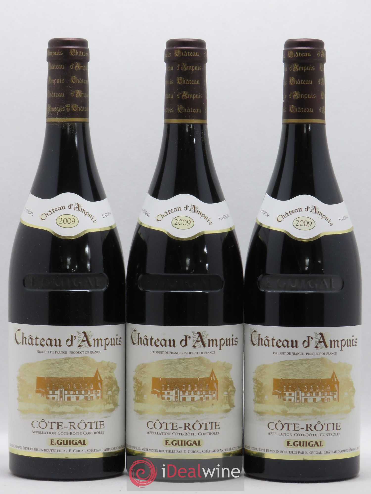 Côte-Rôtie Château d'Ampuis Guigal 2009 - Lot de 3 bouteilles - 0