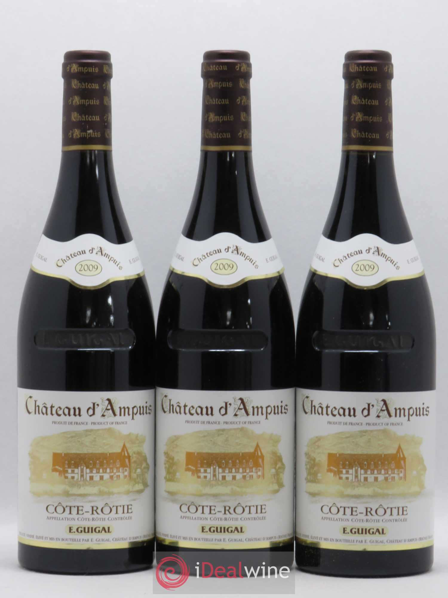 Côte-Rôtie Château d'Ampuis Guigal 2009 - Lot de 3 bouteilles - 0