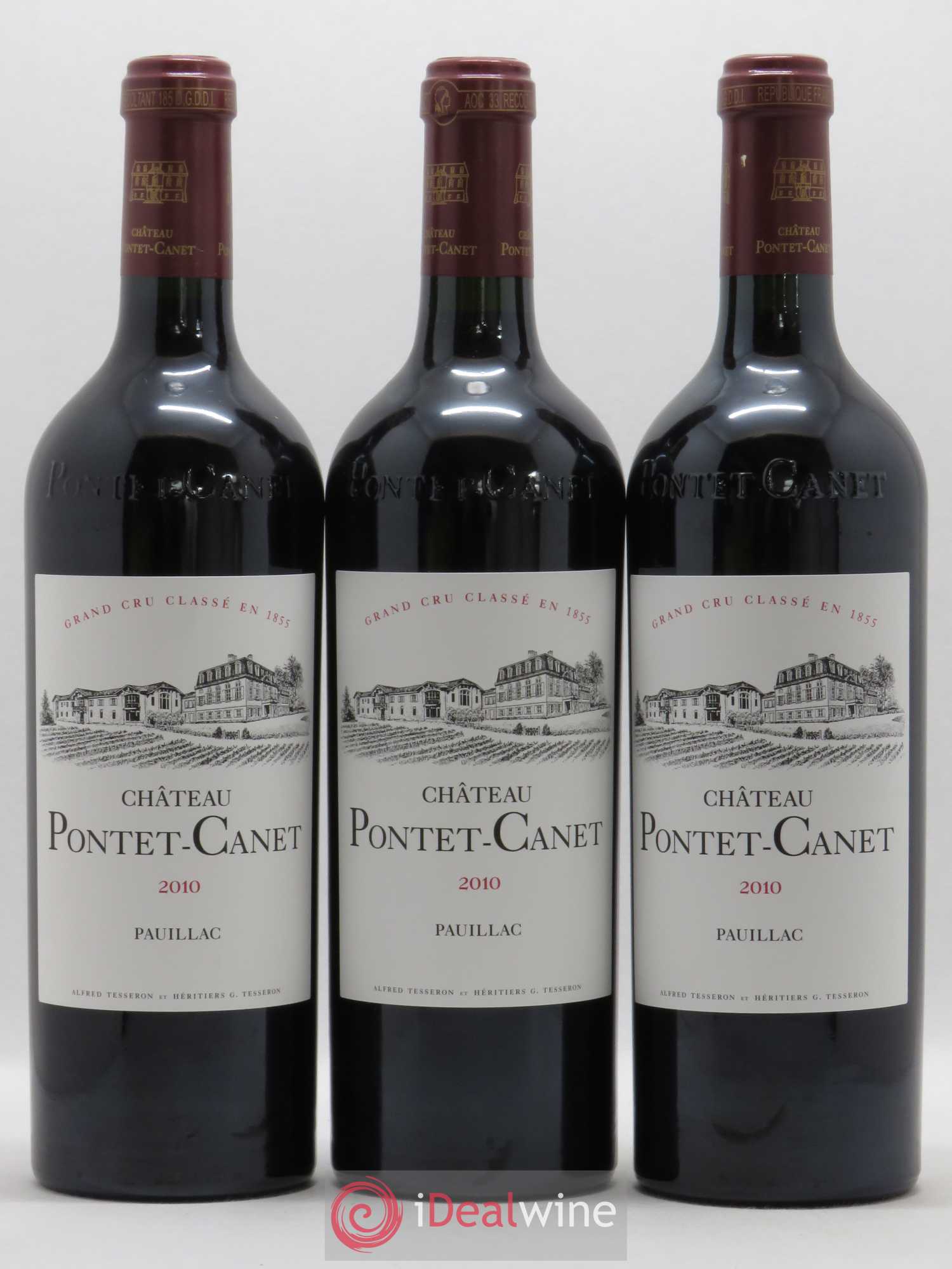 Château Pontet Canet 5ème Grand Cru Classé 2010 - Lot de 6 bouteilles - 1