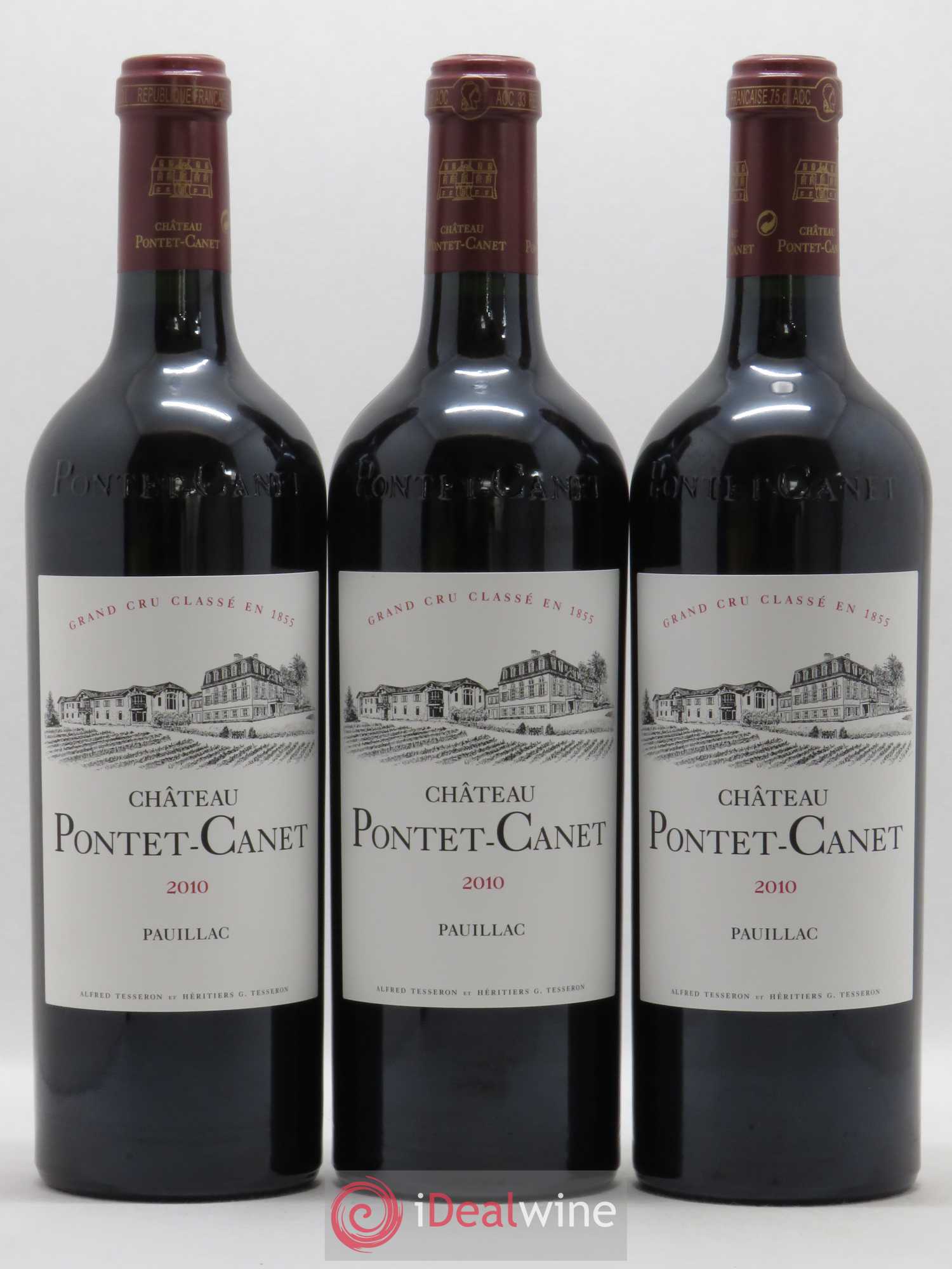 Château Pontet Canet 5ème Grand Cru Classé 2010 - Lot de 6 bouteilles - 3