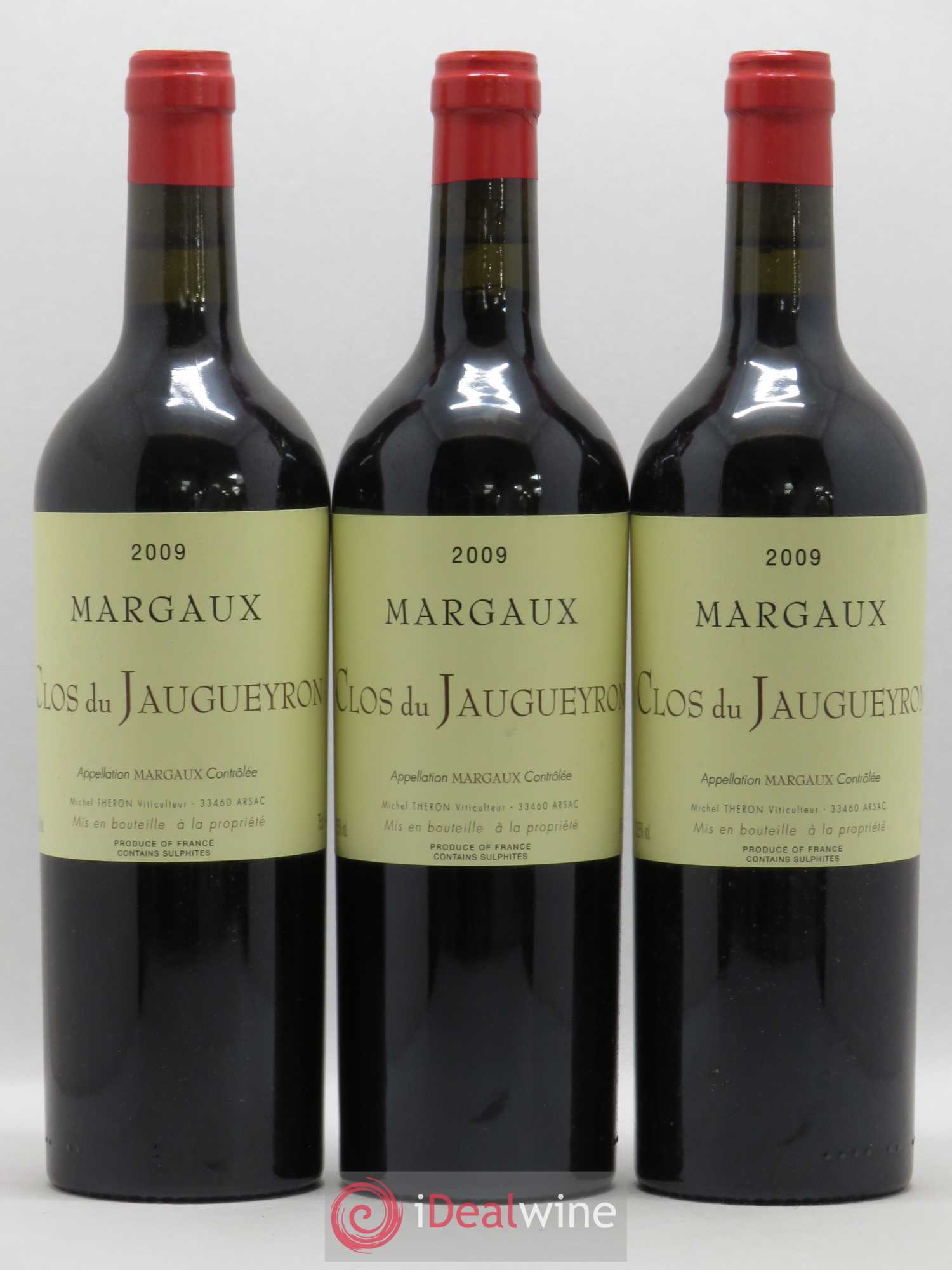 Clos du Jaugueyron 2009 - Lot de 3 bouteilles - 0