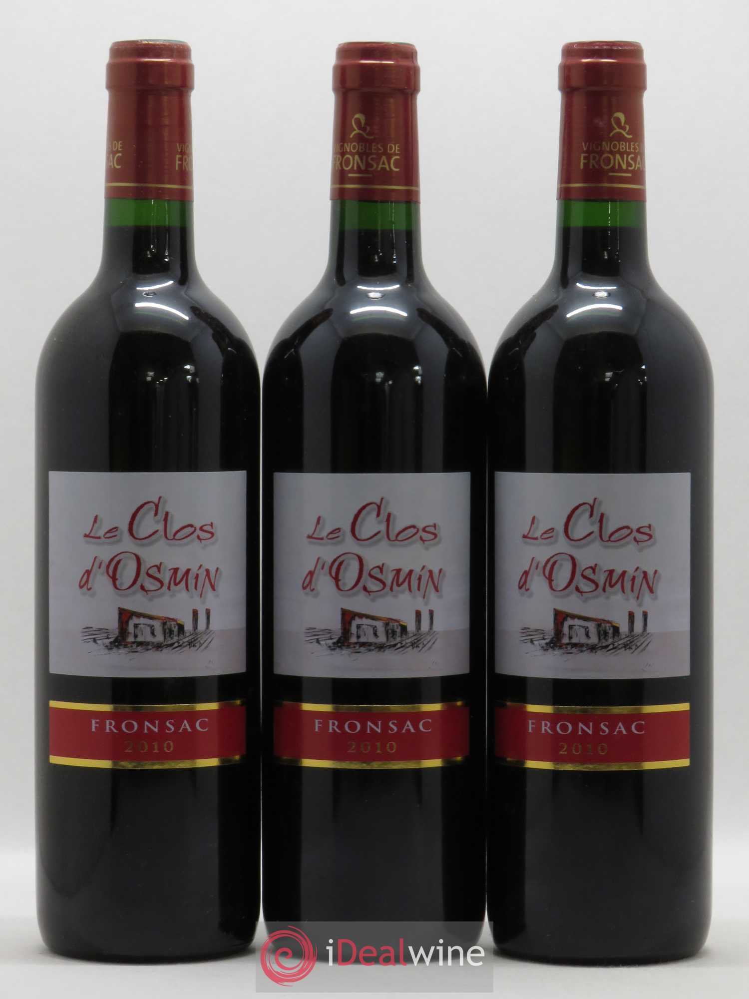 Fronsac Le Clos d'Osmin 2010 - Posten von 6 Flaschen - 1