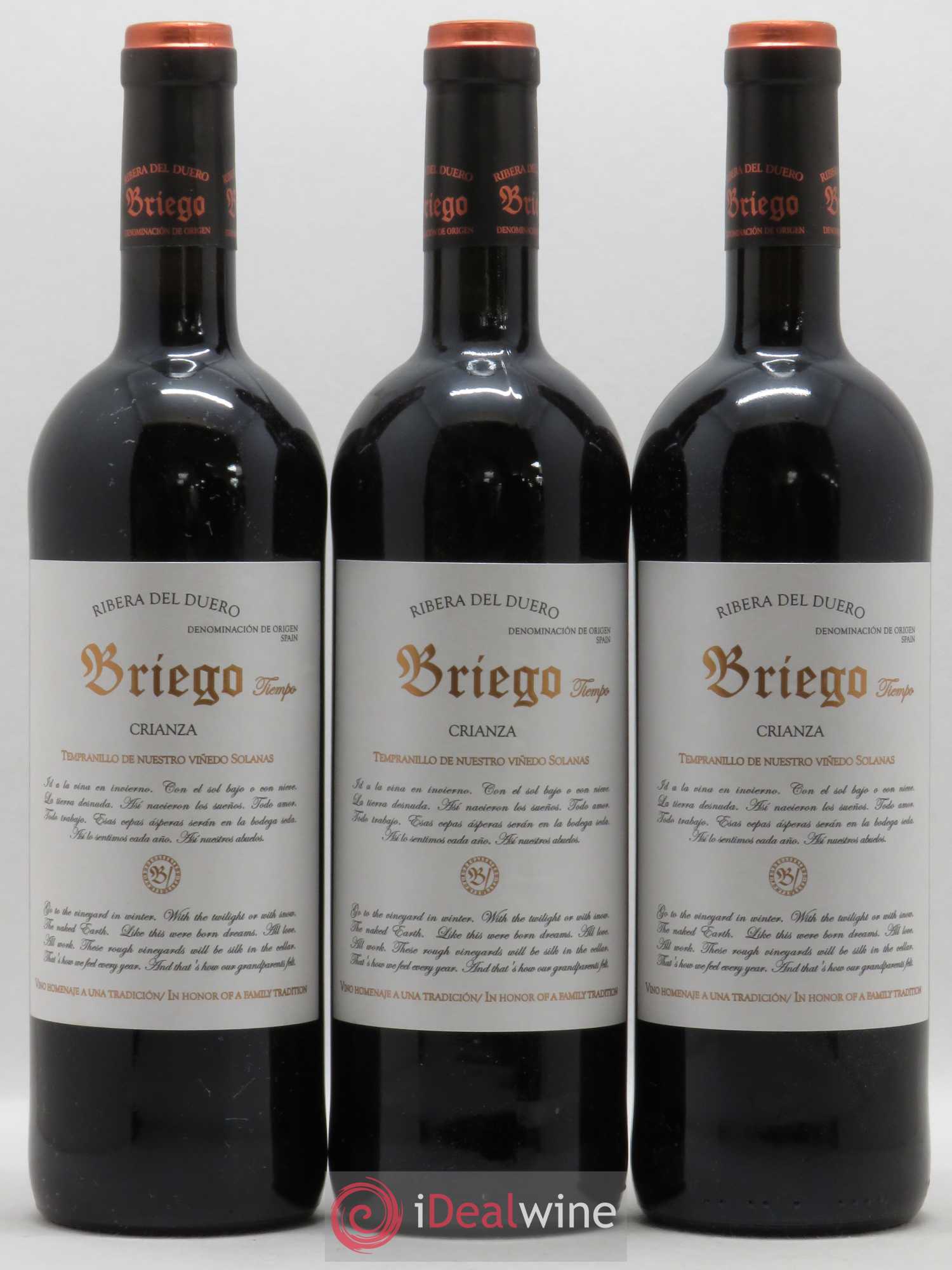 Ribera Del Duero DO Briego Crianza 2009 - Posten von 6 Flaschen - 3