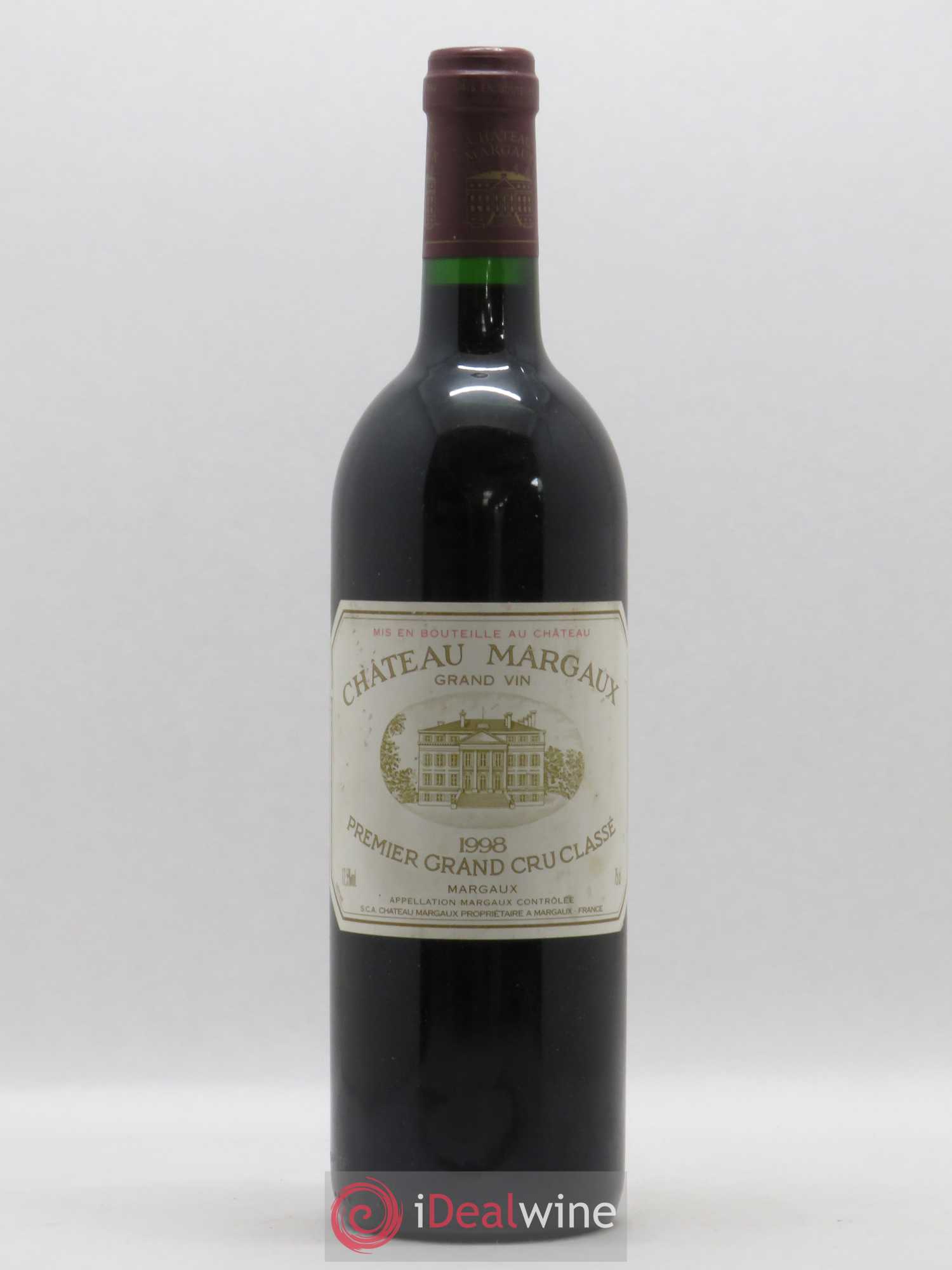 Château Margaux 1er Grand Cru Classé 1998 - Lot de 1 bouteille - 0