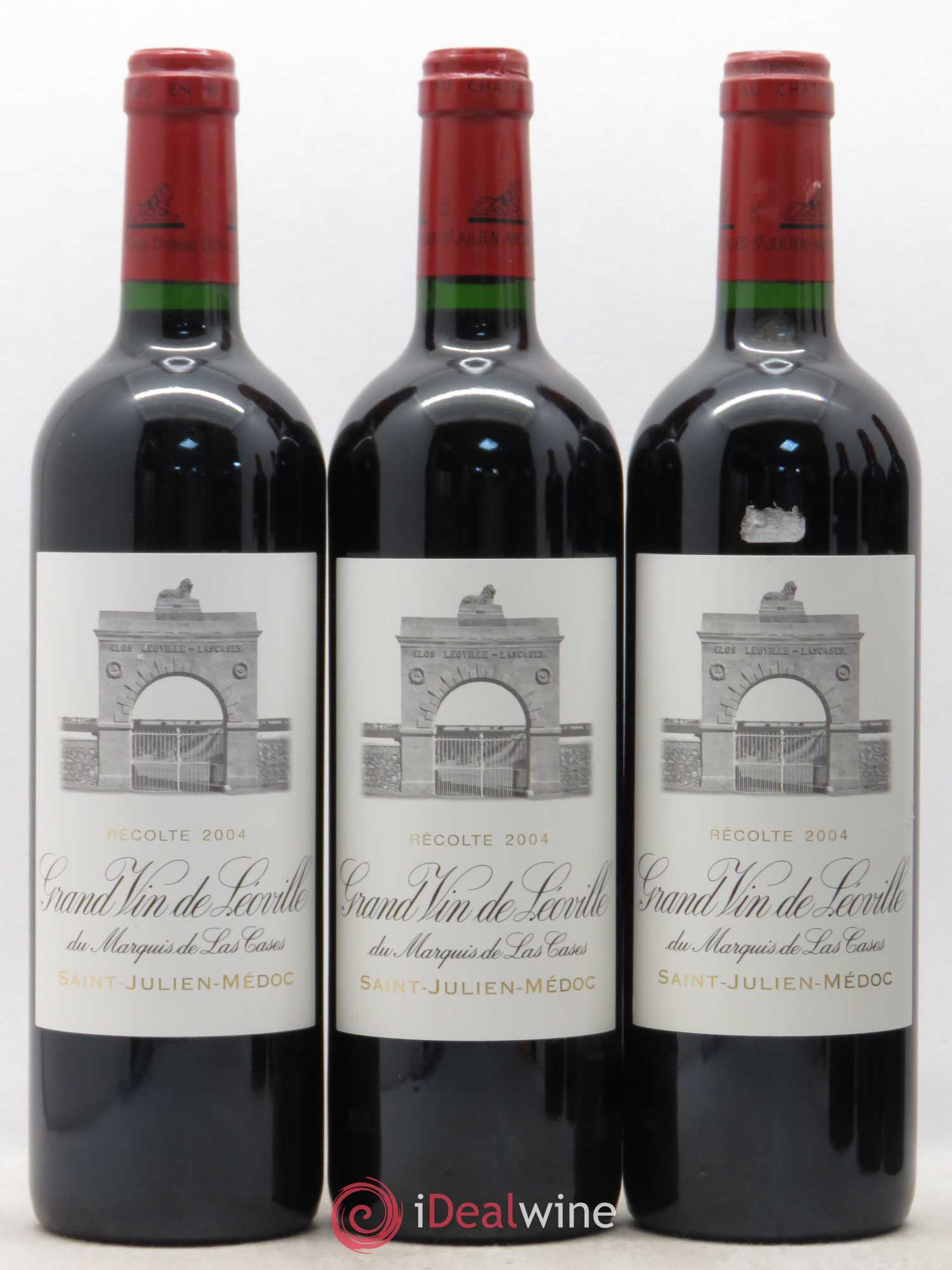 Château Léoville Las Cases 2ème Grand Cru Classé 2004 - Lot de 6 bouteilles - 1