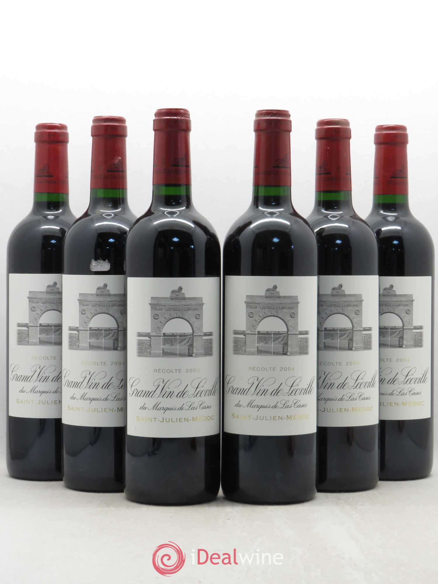 Château Léoville Las Cases 2ème Grand Cru Classé 2004 - Lot de 6 bouteilles - 0