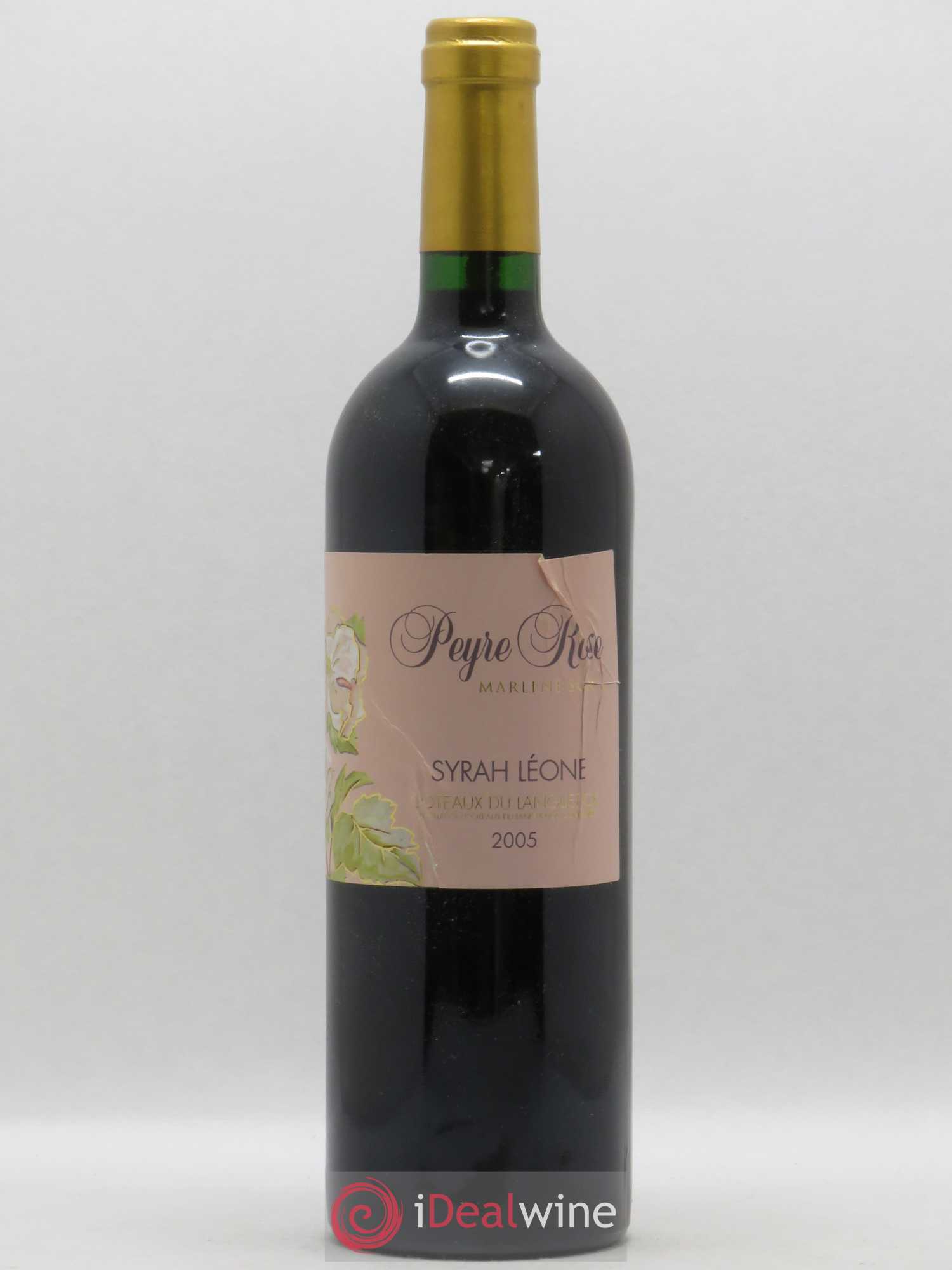 Coteaux du Languedoc Domaine Peyre Rose Belle Léone (anciennement Syrah Léone) Marlène Soria 2005 - Lot de 1 bouteille - 0