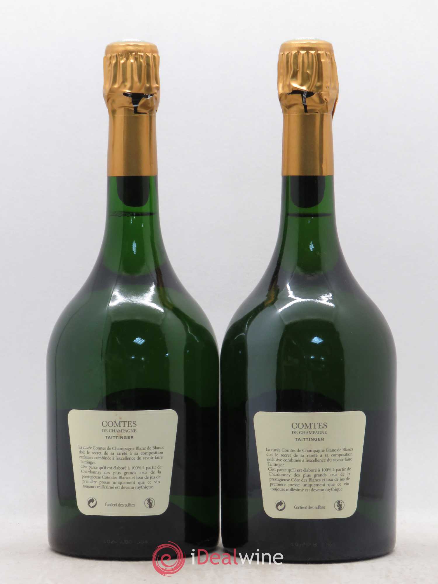 Comtes de Champagne Taittinger 1999 - Lot de 2 bouteilles - 1