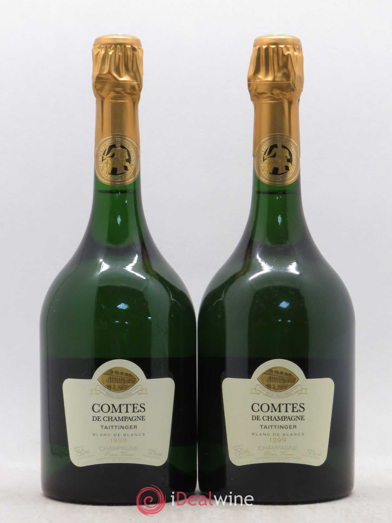 Comtes de Champagne Taittinger 1999 - Lot de 2 bouteilles - 0