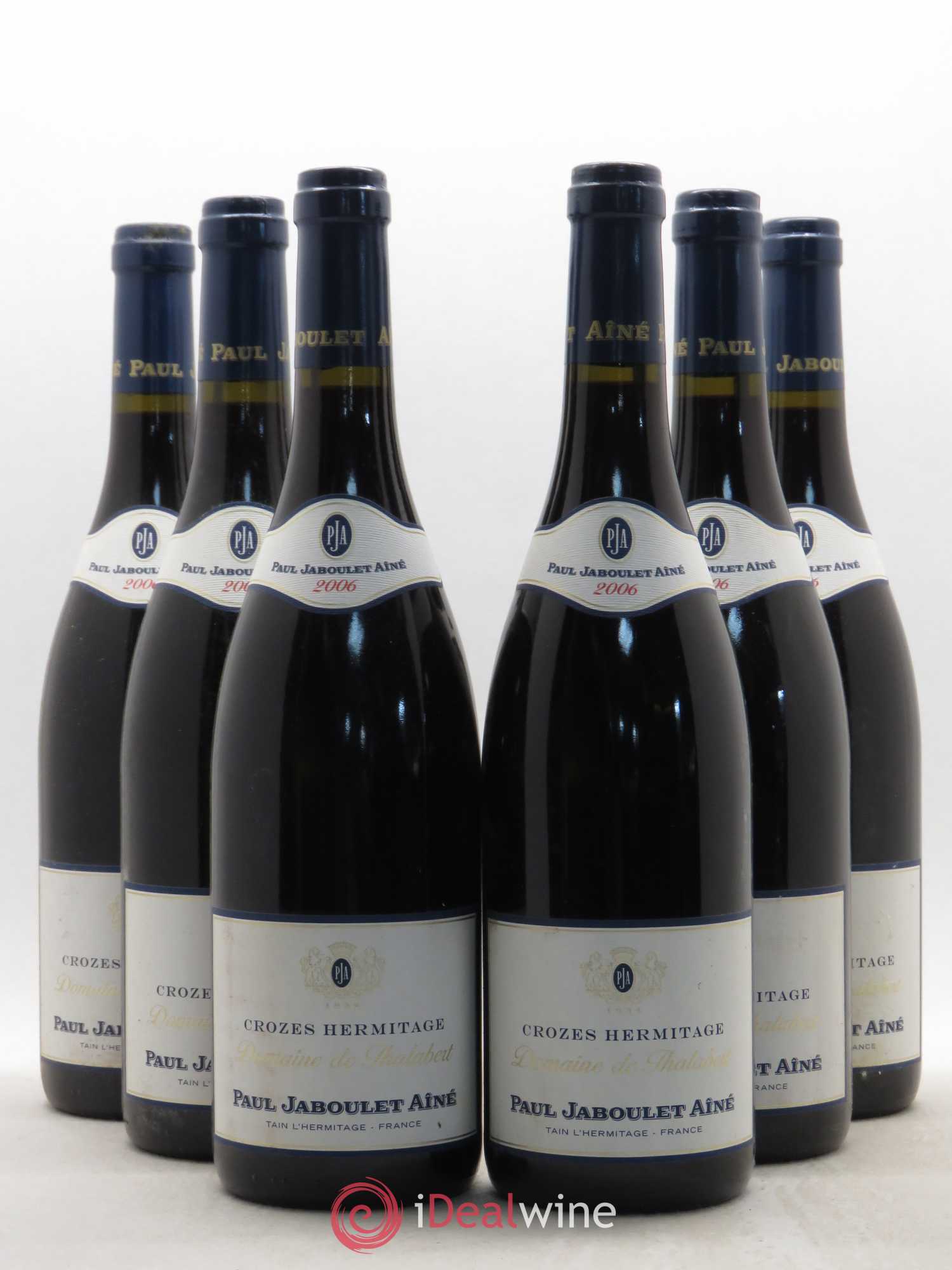 Crozes-Hermitage Domaine de Thalabert Paul Jaboulet Ainé 2006 - Lot de 6 bouteilles - 0