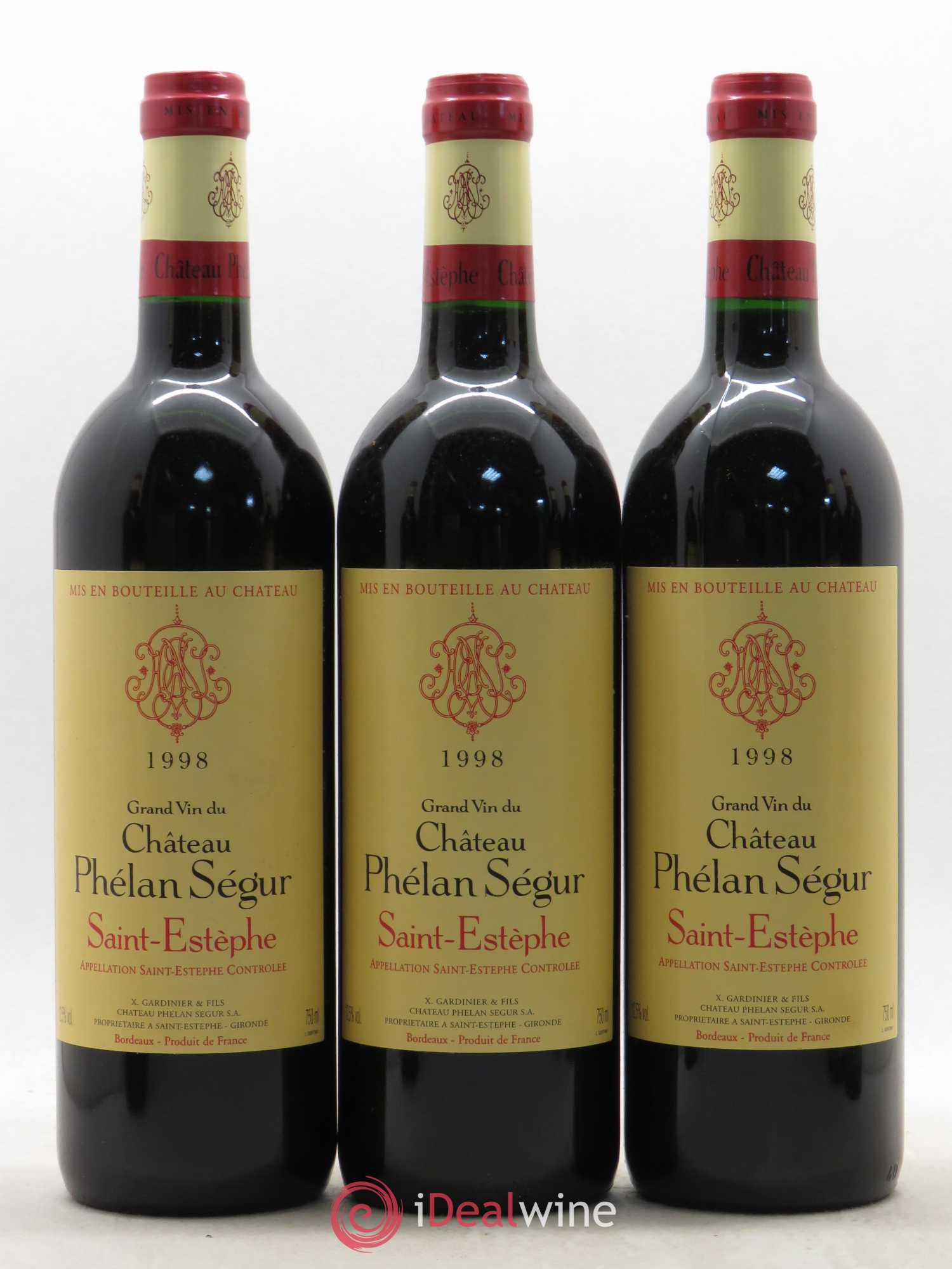 Château Phélan Ségur 1998 - Lot of 12 bottles - 3