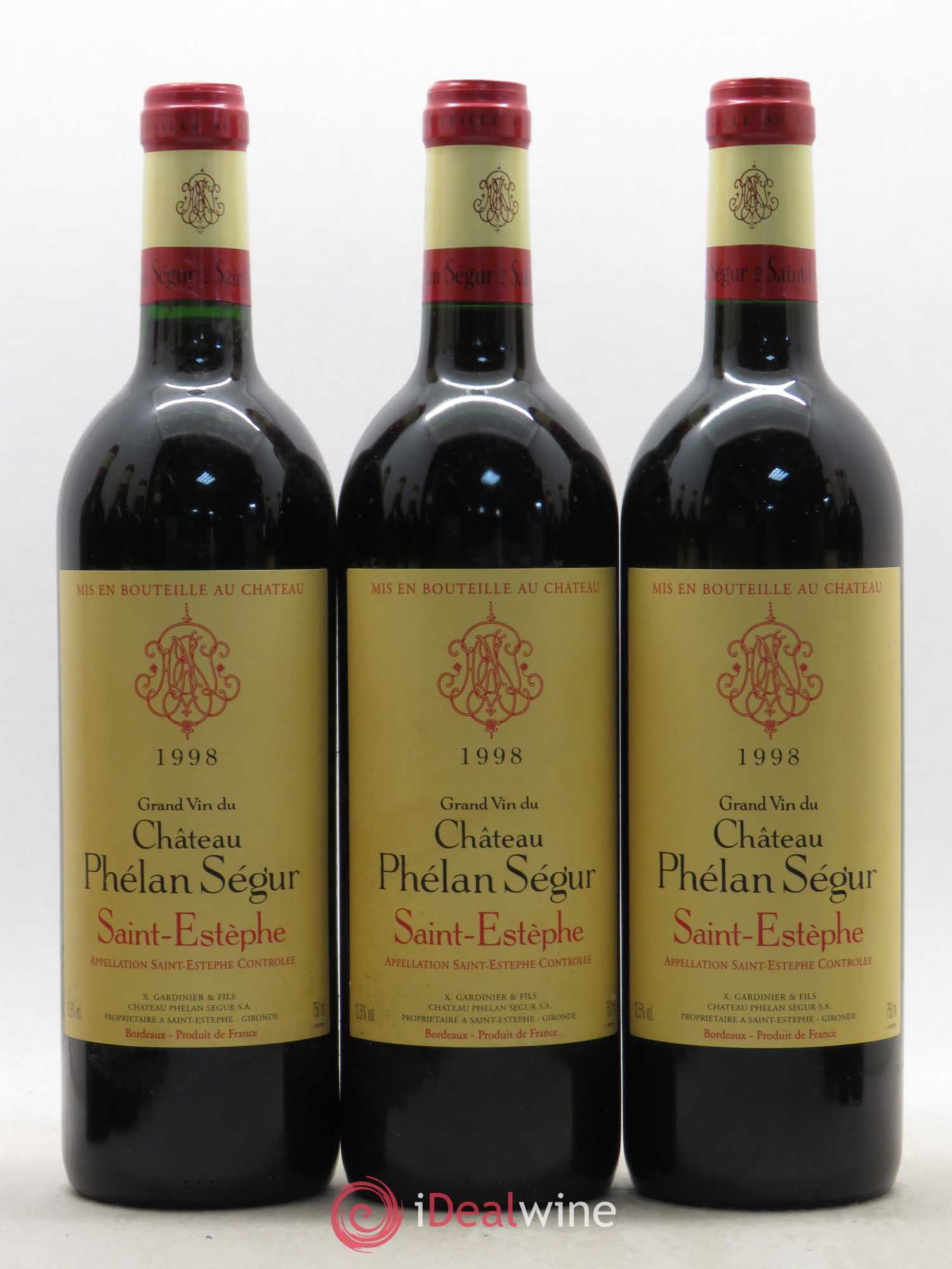Château Phélan Ségur 1998 - Lot of 12 bottles - 4