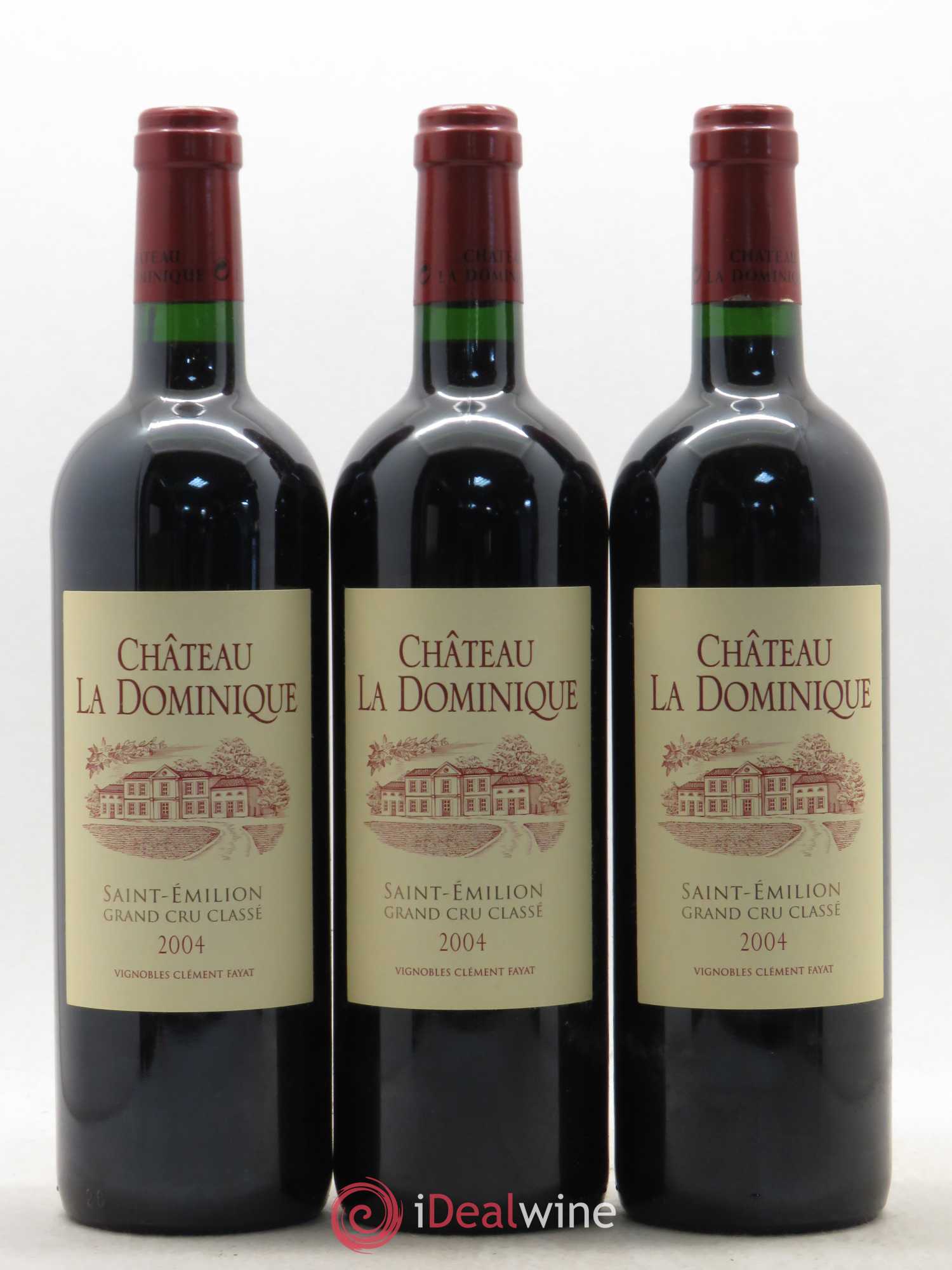 Château la Dominique Grand Cru Classé 2004 - Lot de 12 bouteilles - 1