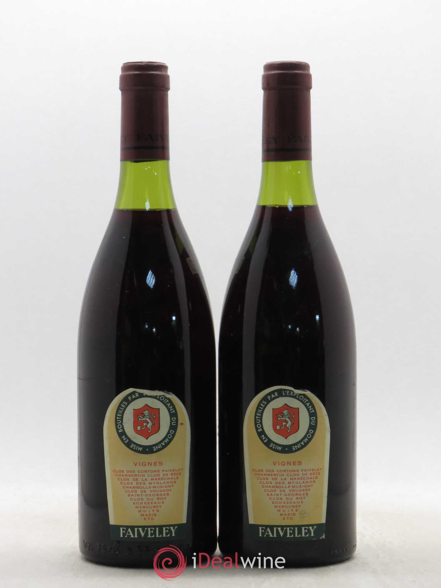 Clos de Vougeot Grand Cru Faiveley 1988 - Lot de 2 bouteilles - 1