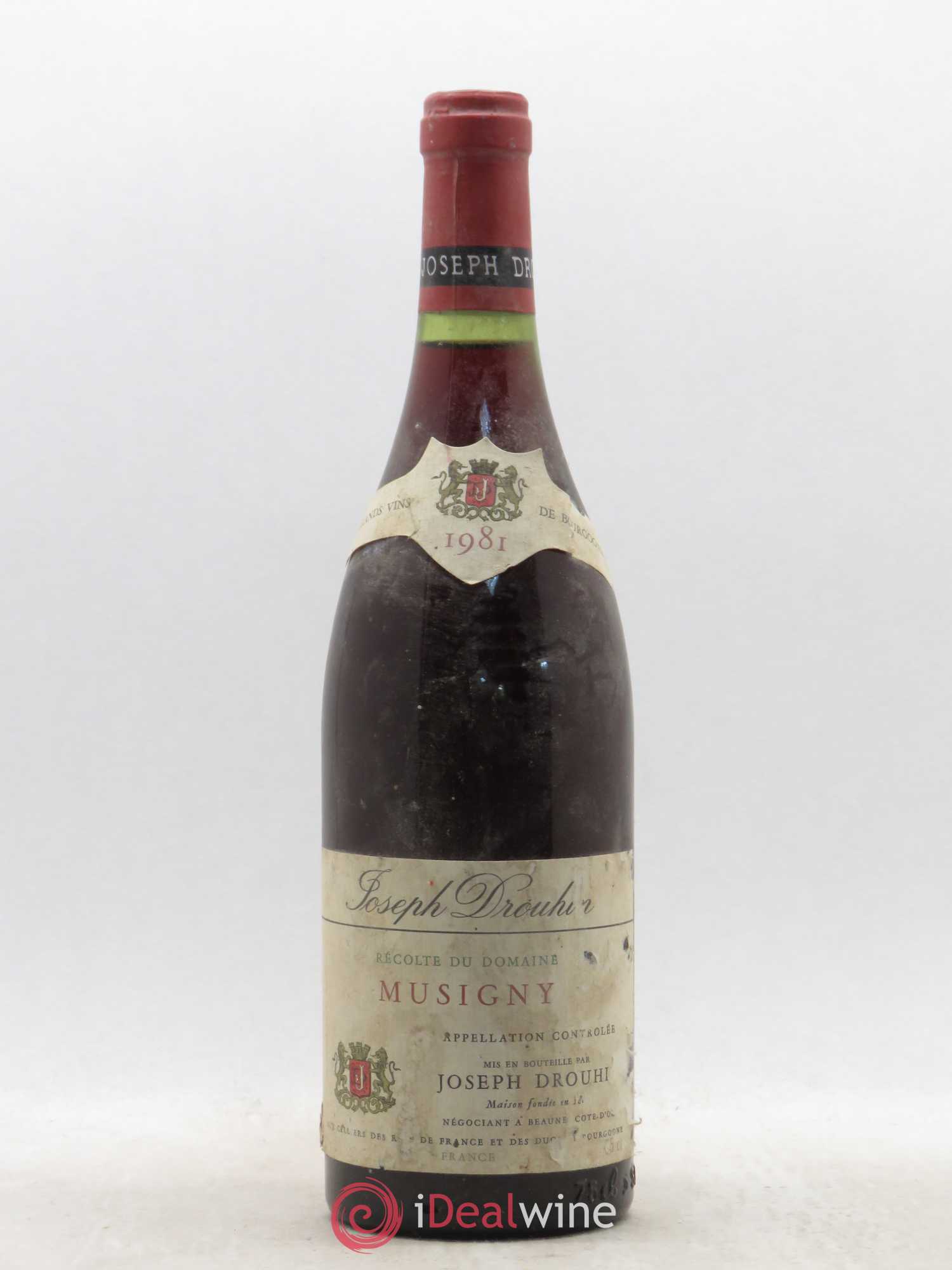 Musigny Grand Cru Joseph Drouhin 1981 - Lot de 1 bouteille - 0