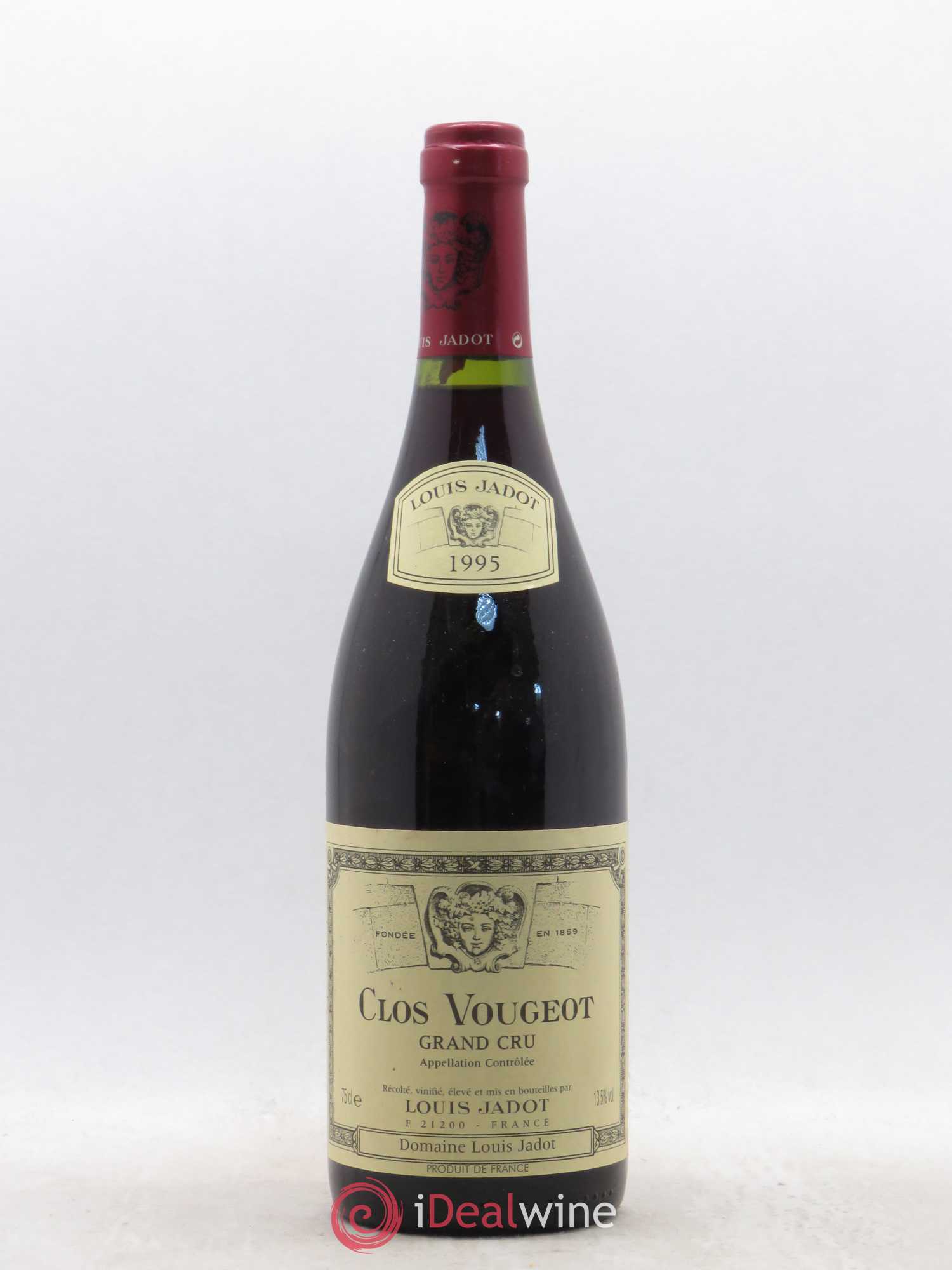 Clos de Vougeot Grand Cru Louis Jadot (Domaine) 1995 - Lot de 1 bouteille - 0