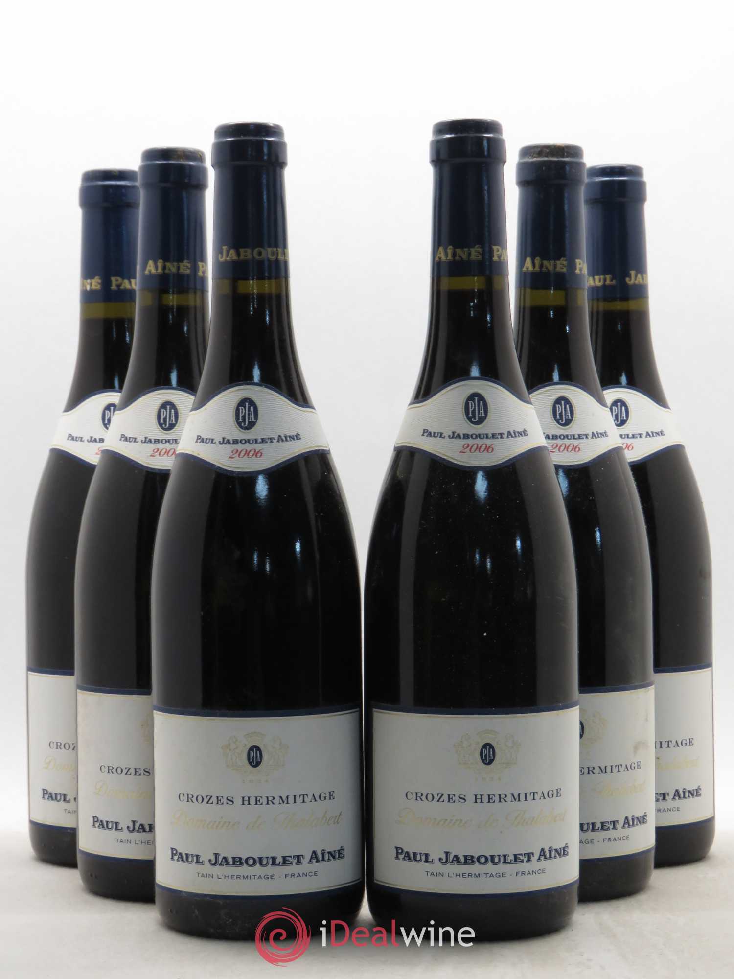 Crozes-Hermitage Domaine de Thalabert Paul Jaboulet Ainé 2006 - Lot de 6 bouteilles - 0
