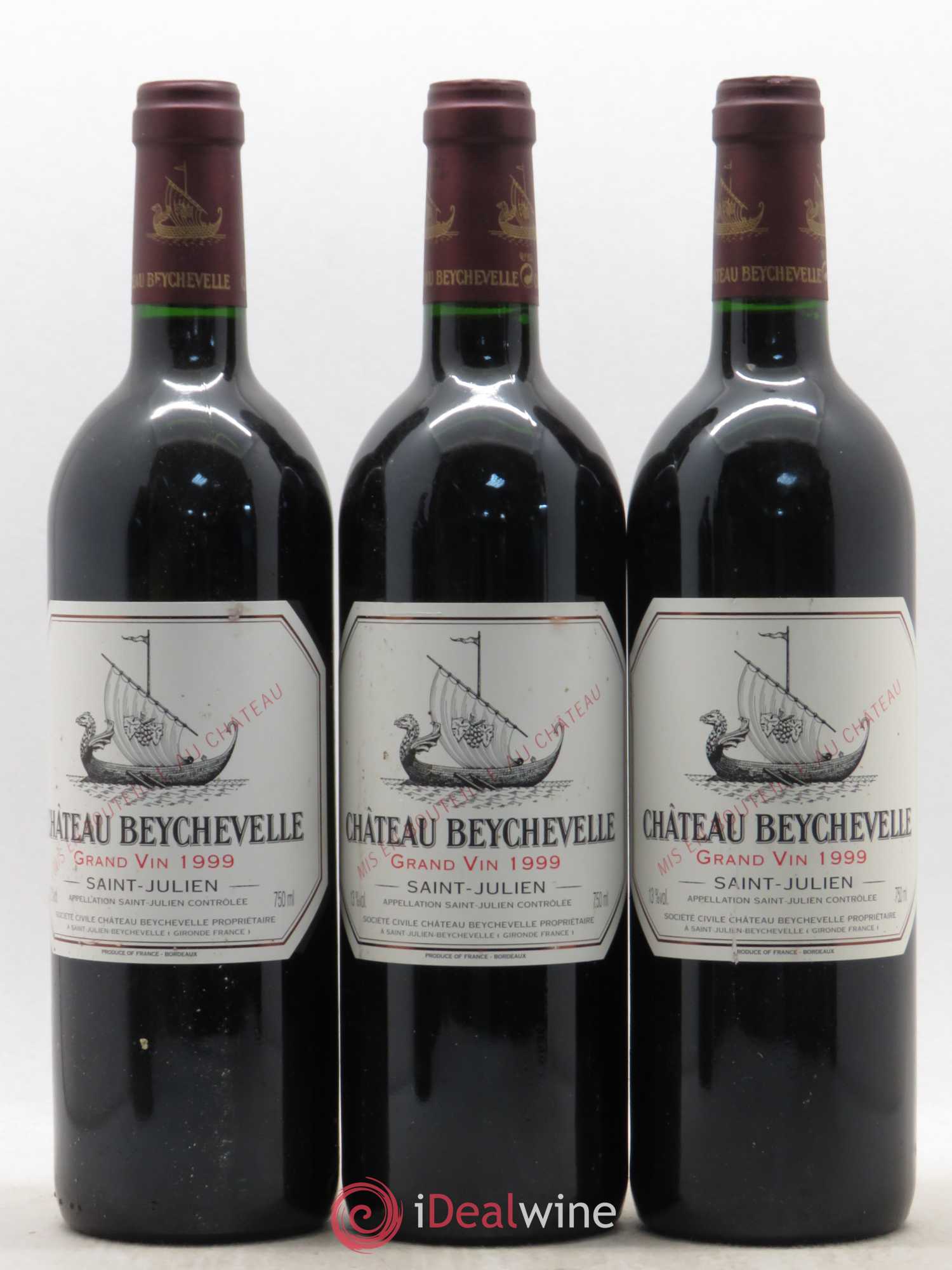 Château Beychevelle 4ème Grand Cru Classé 1999 - Lot de 12 bouteilles - 1