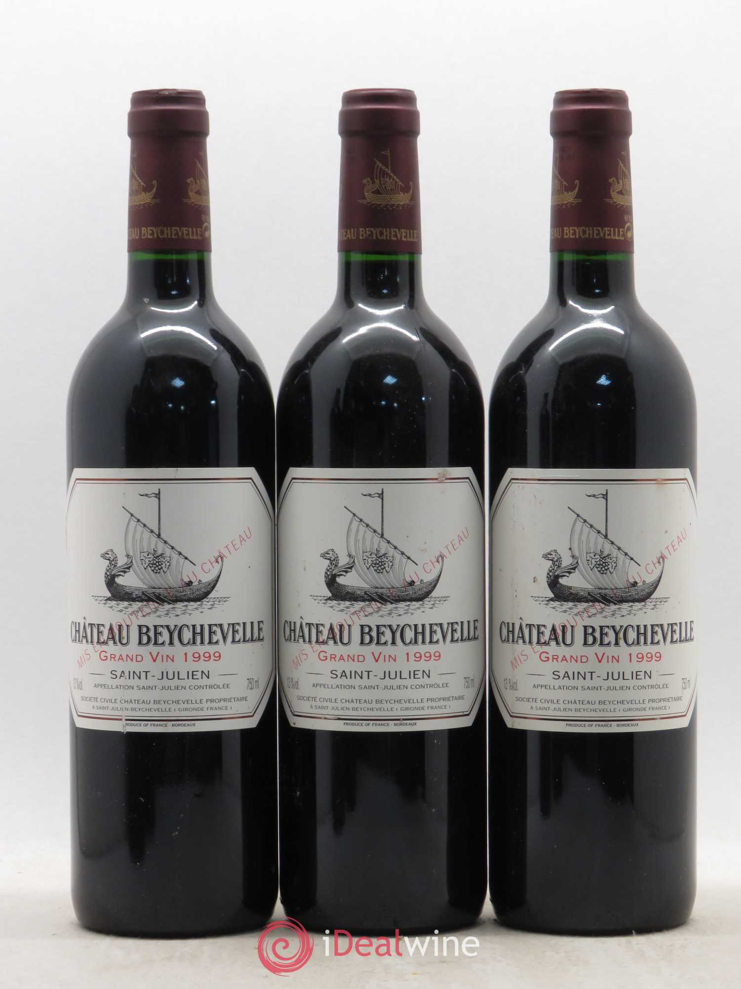 Château Beychevelle 4ème Grand Cru Classé 1999 - Lot de 12 bouteilles - 3