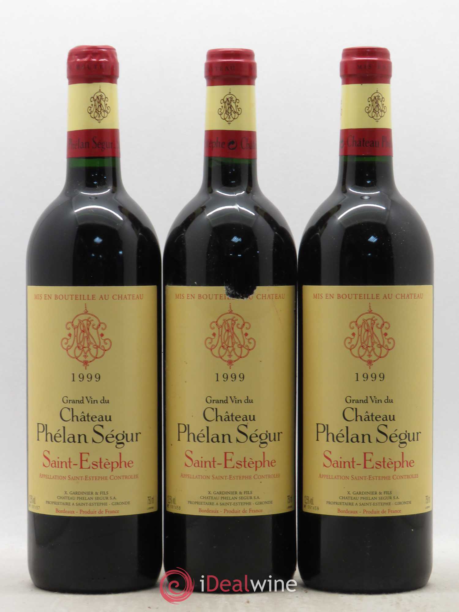 Château Phélan Ségur 1999 - Lot de 6 bouteilles - 1