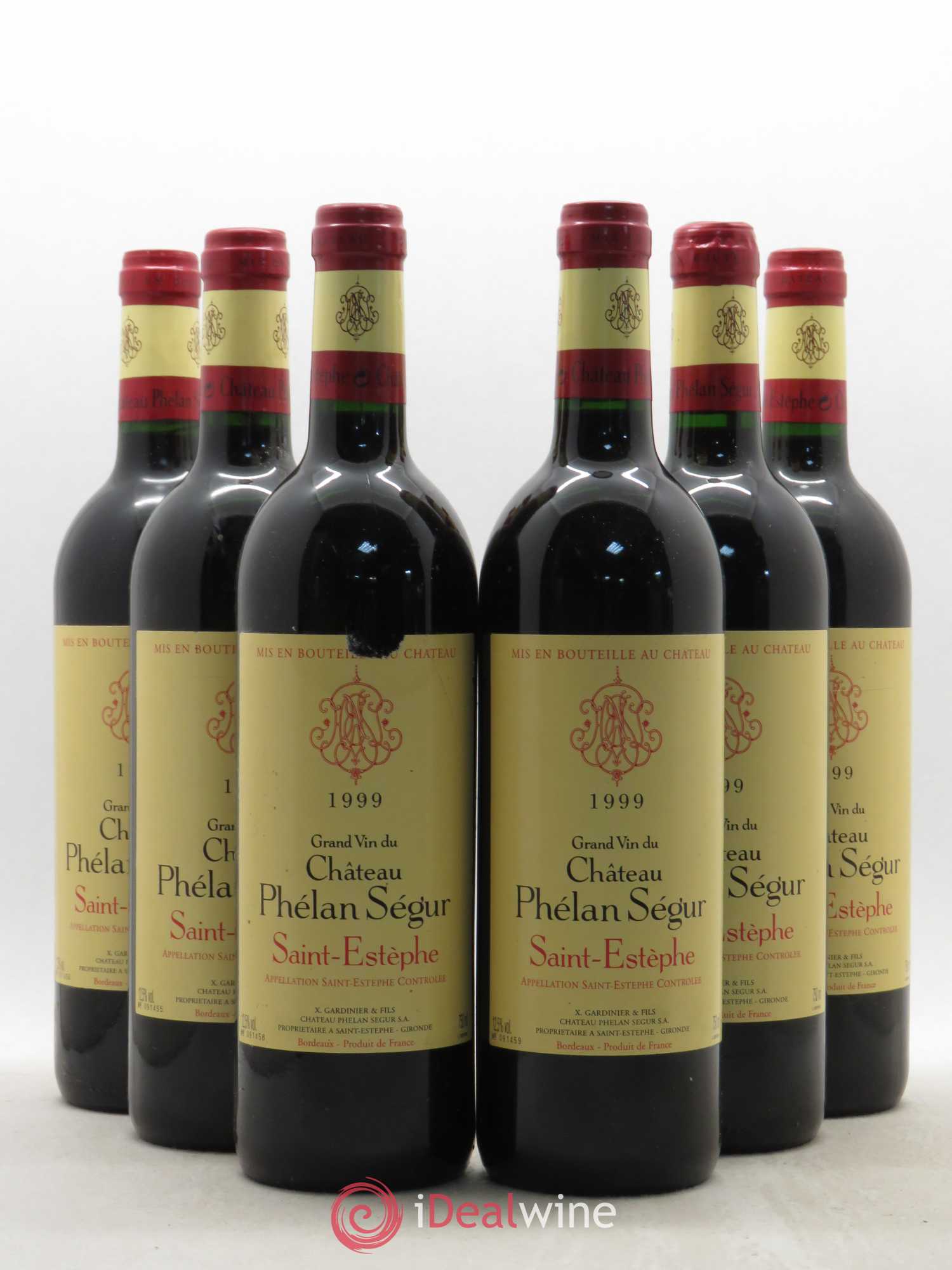 Château Phélan Ségur 1999 - Lot de 6 bouteilles - 0