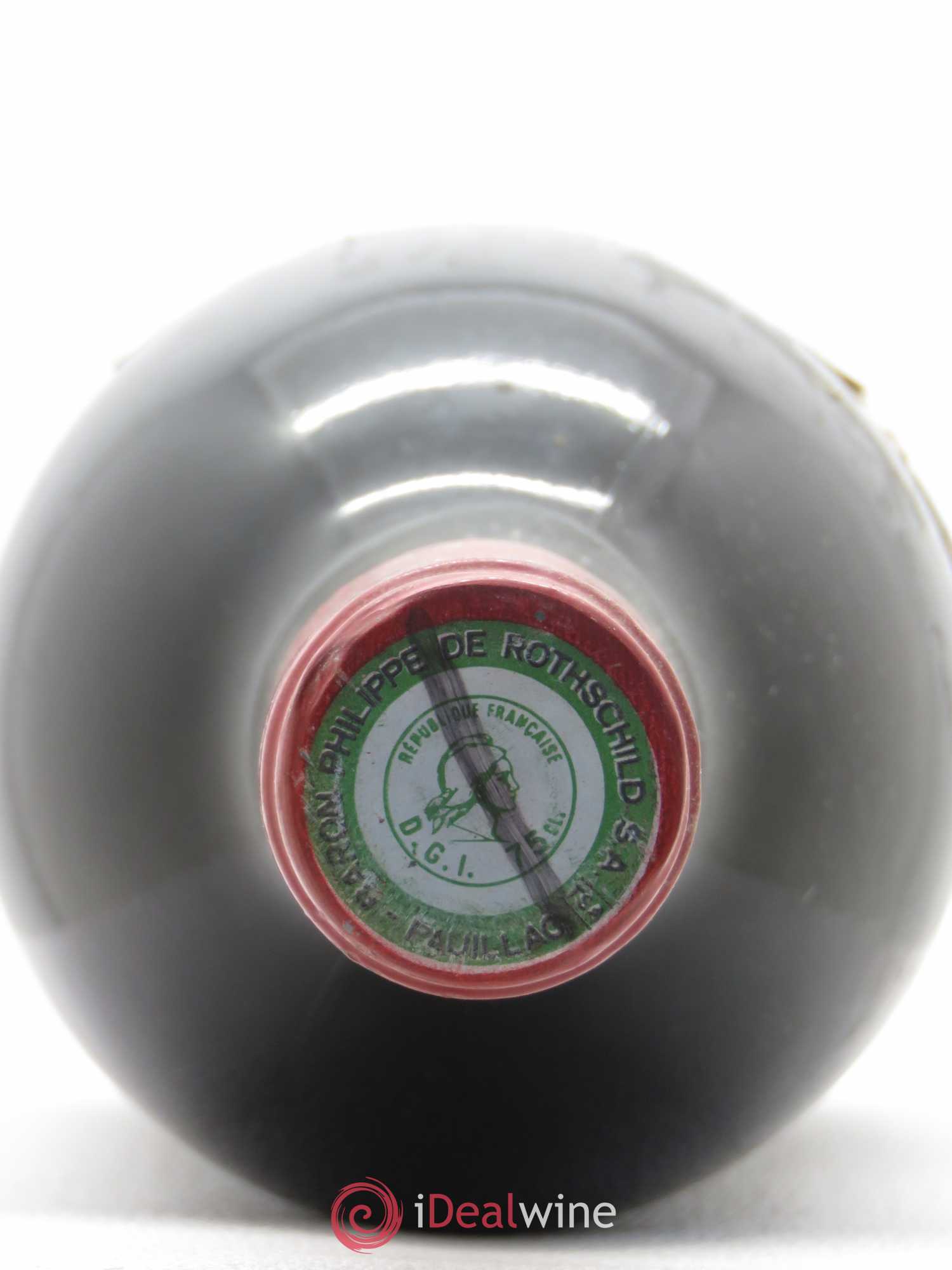 Château Mouton Rothschild 1er Grand Cru Classé 1981 - Lot de 1 bouteille - 1