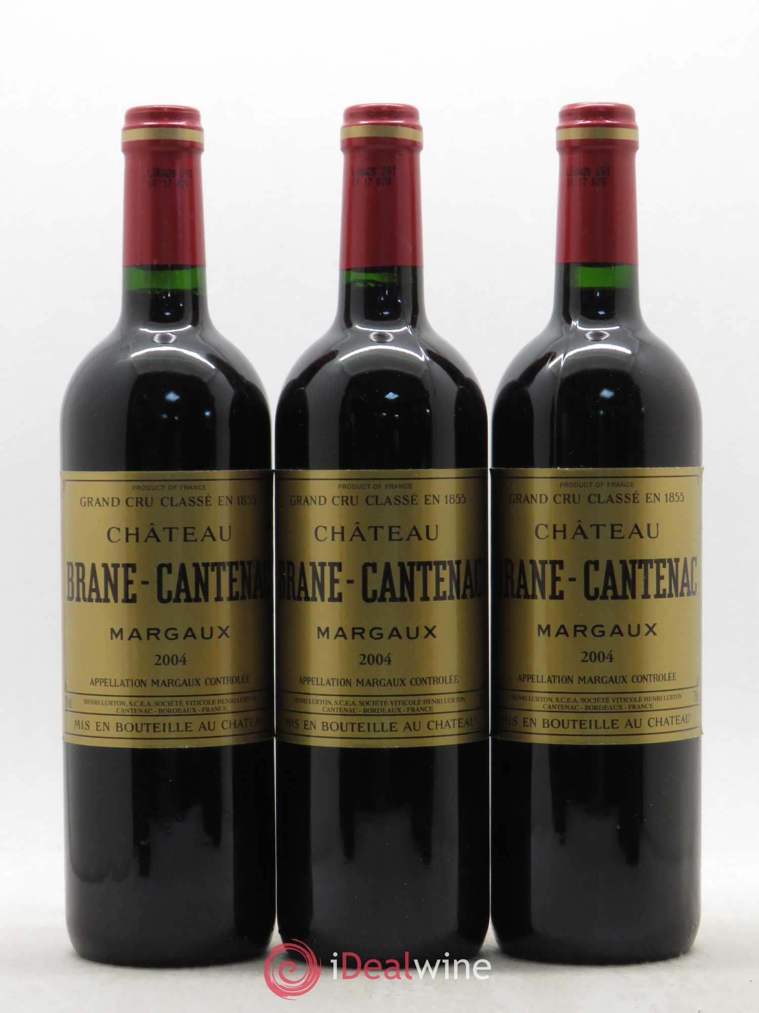Château Brane Cantenac 2ème Grand Cru Classé 2004 - Lot de 6 bouteilles - 2