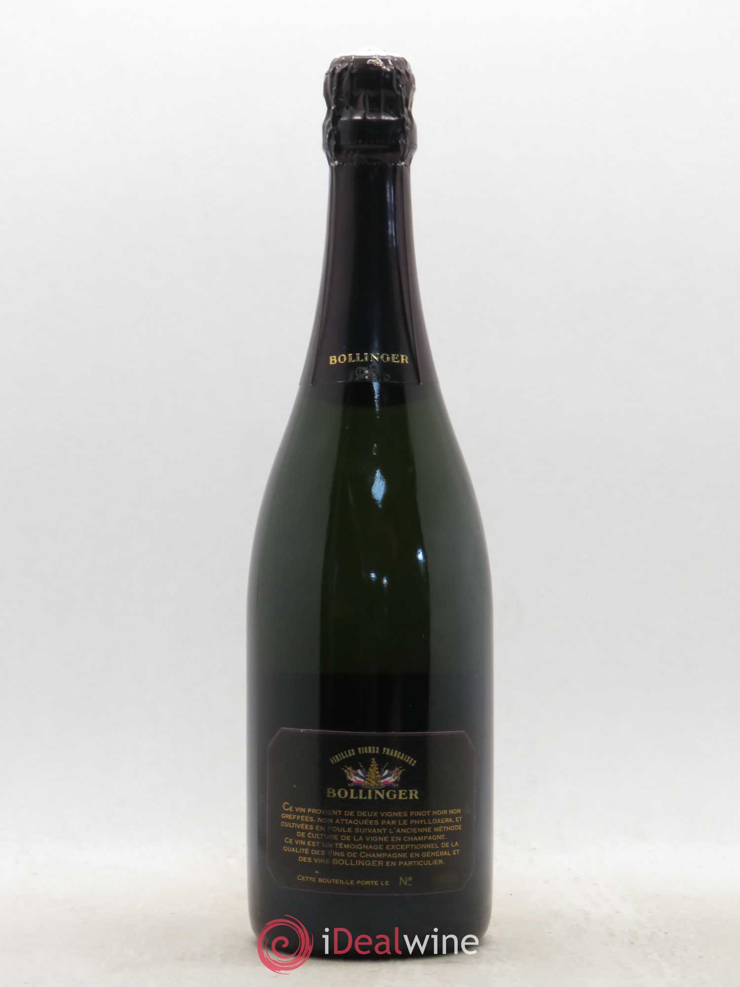 Brut Vieilles Vignes Françaises Bollinger 1989 - Lot de 1 bouteille - 1