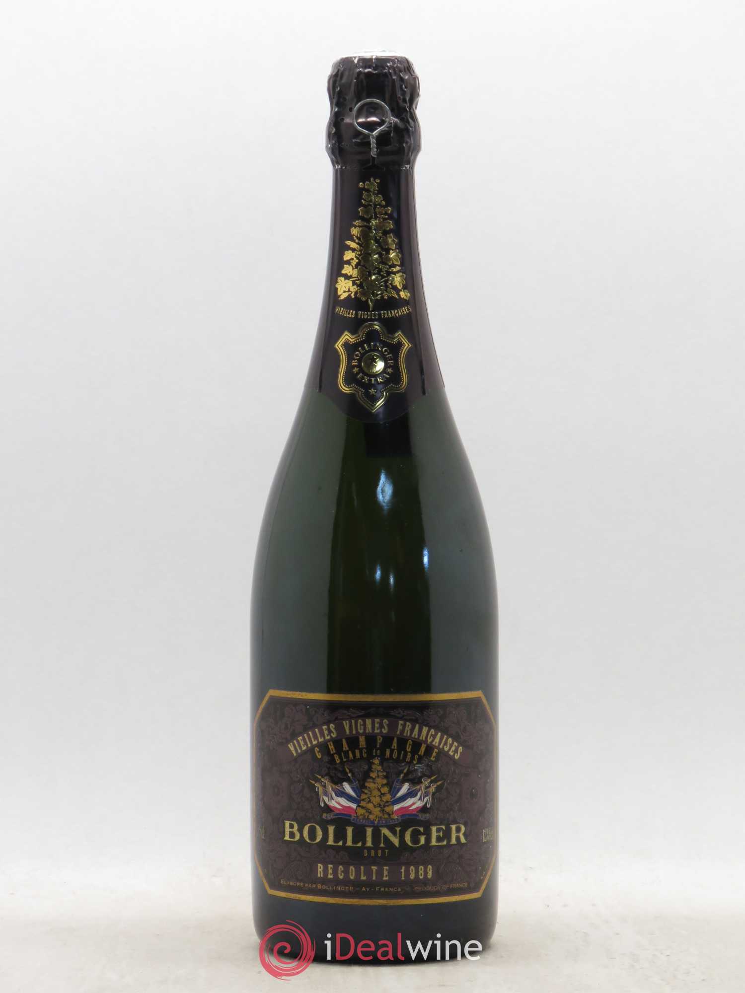 Brut Vieilles Vignes Françaises Bollinger 1989 - Lot de 1 bouteille - 0