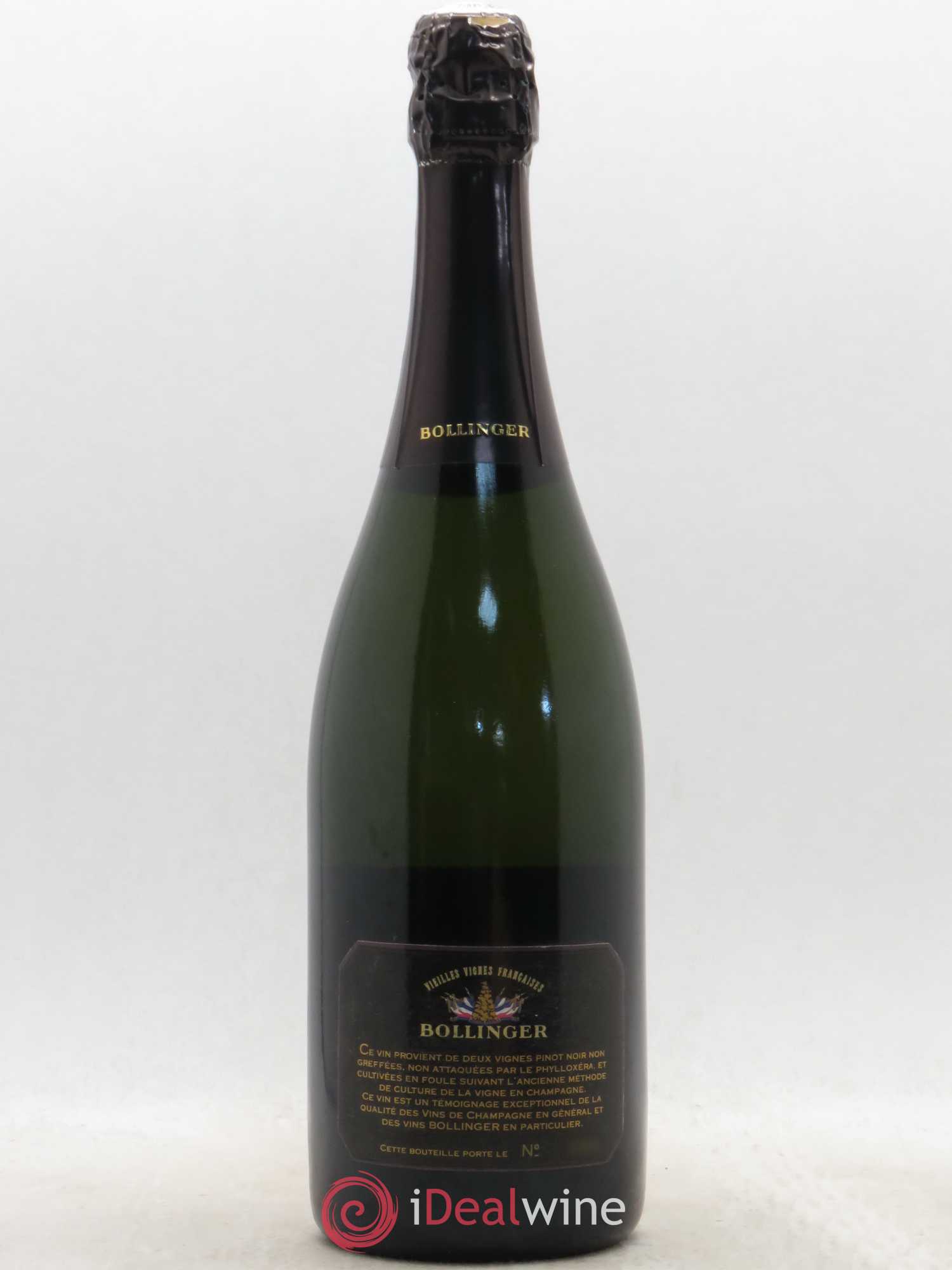 Brut Vieilles Vignes Françaises Bollinger 1989 - Lot de 1 bouteille - 1