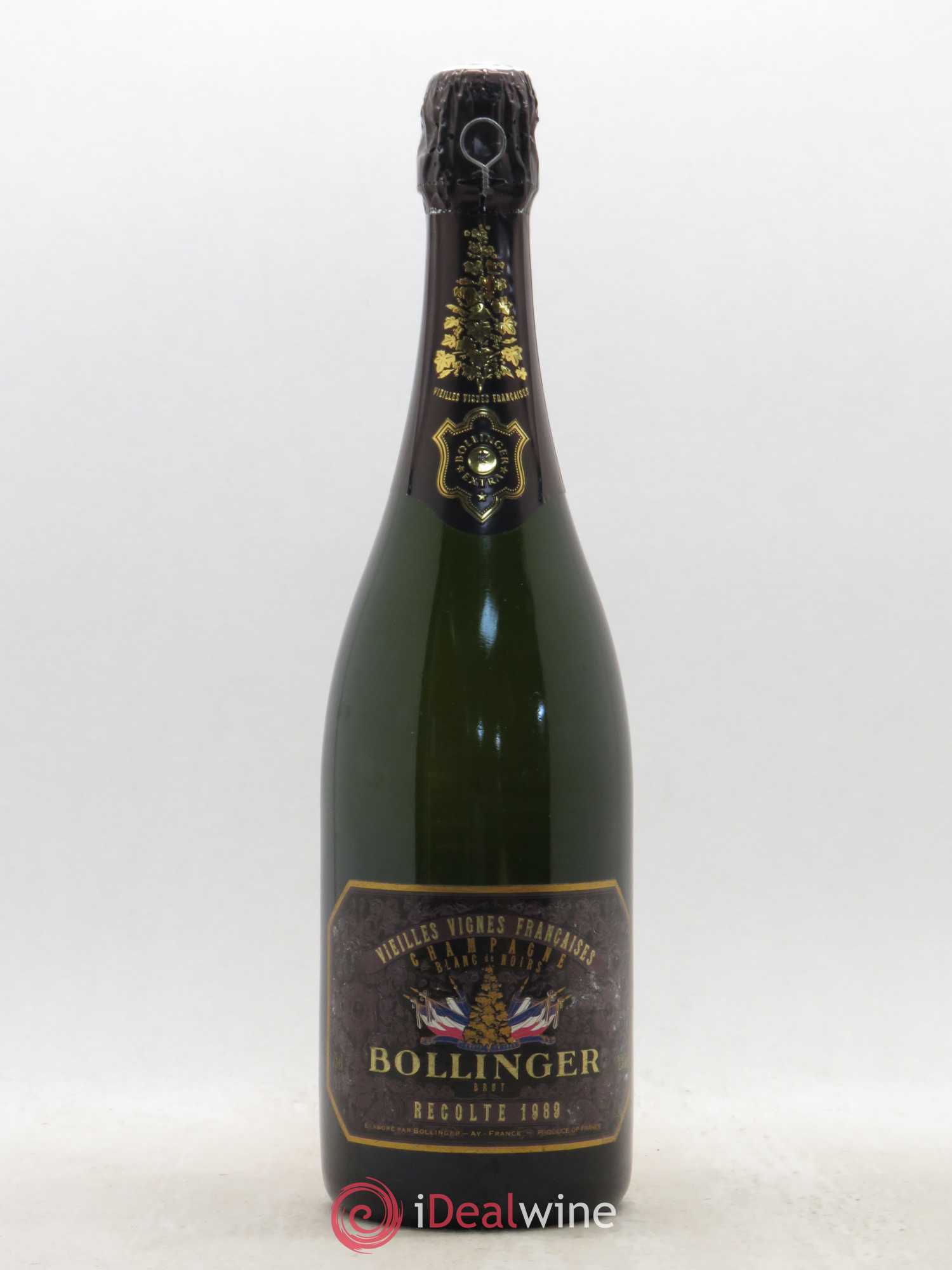 Brut Vieilles Vignes Françaises Bollinger 1989 - Lot de 1 bouteille - 0
