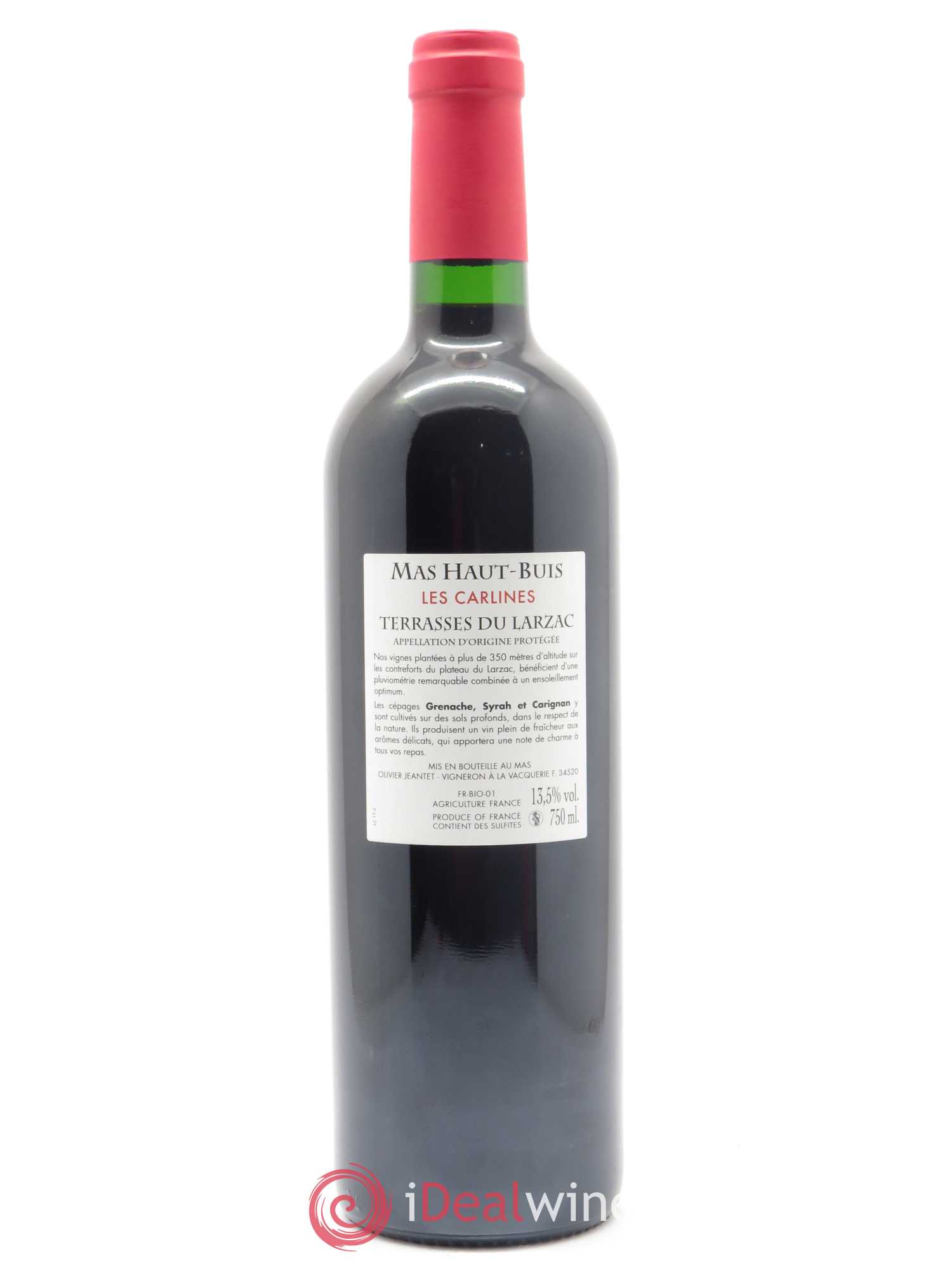 Terrasses du Larzac Les Carlines Domaine Mas Haut Buis 2017 - Lot de 1 bouteille - 1