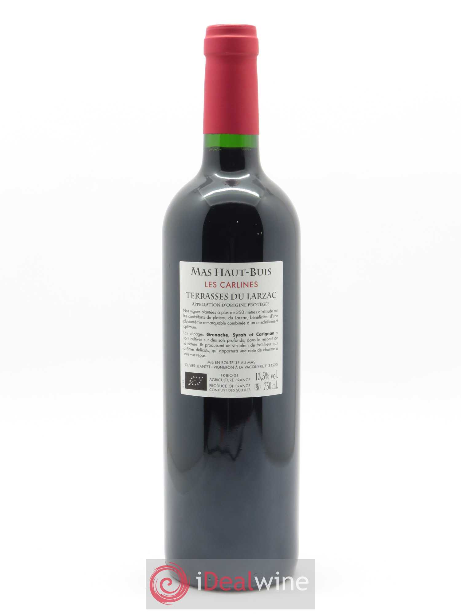 Terrasses du Larzac Les Carlines Domaine Mas Haut Buis 2019 - Lot de 1 bouteille - 1