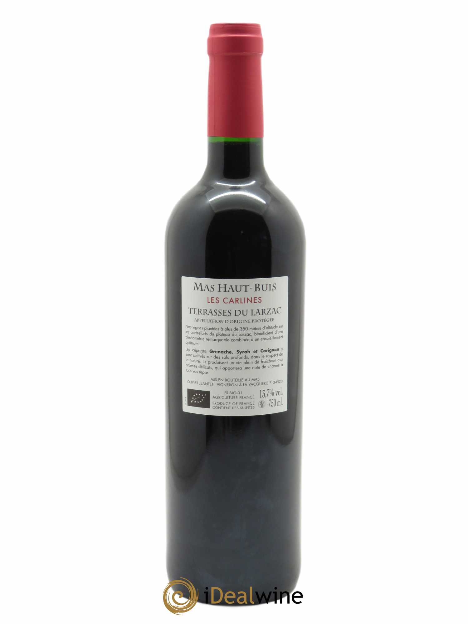 Terrasses du Larzac Les Carlines Domaine Mas Haut Buis 2020 - Lot of 1 bottle - 1