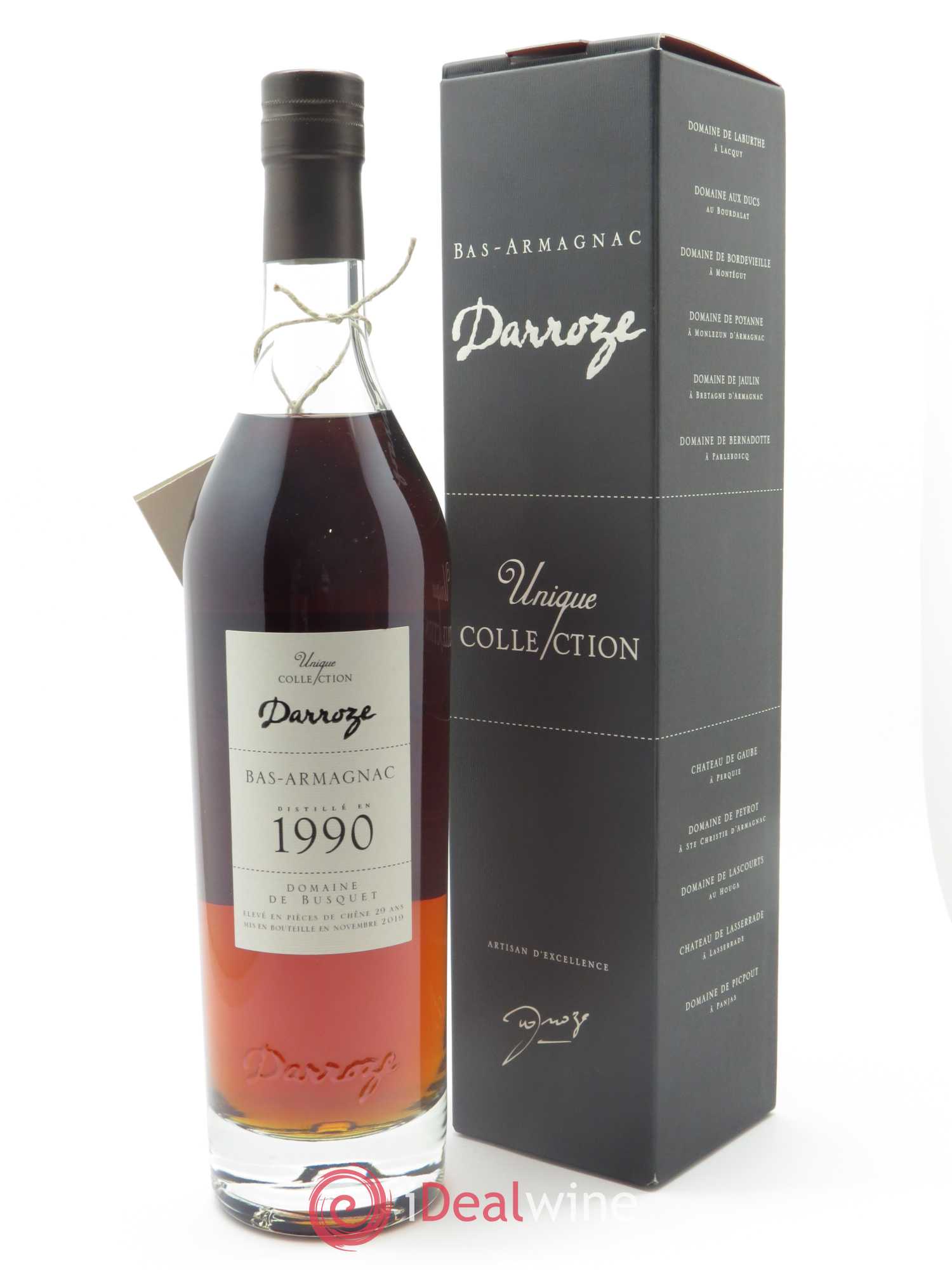 Bas-Armagnac Domaine de Busquet Darroze (70cl) 1990 - Lot de 1 bouteille - 0