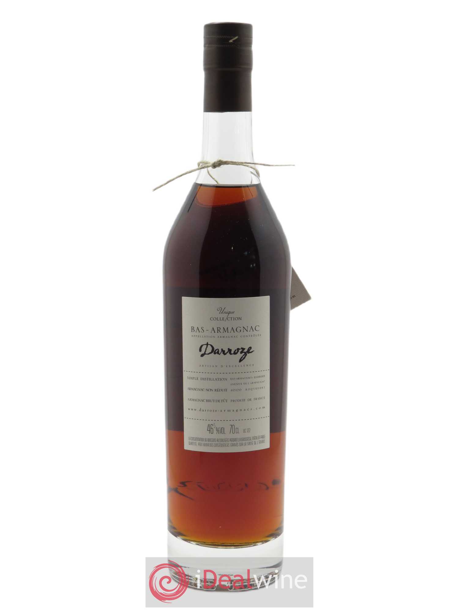 Bas-Armagnac Château de Lahitte (46.5°) Darroze  1986 - Posten von 1 Flasche - 2