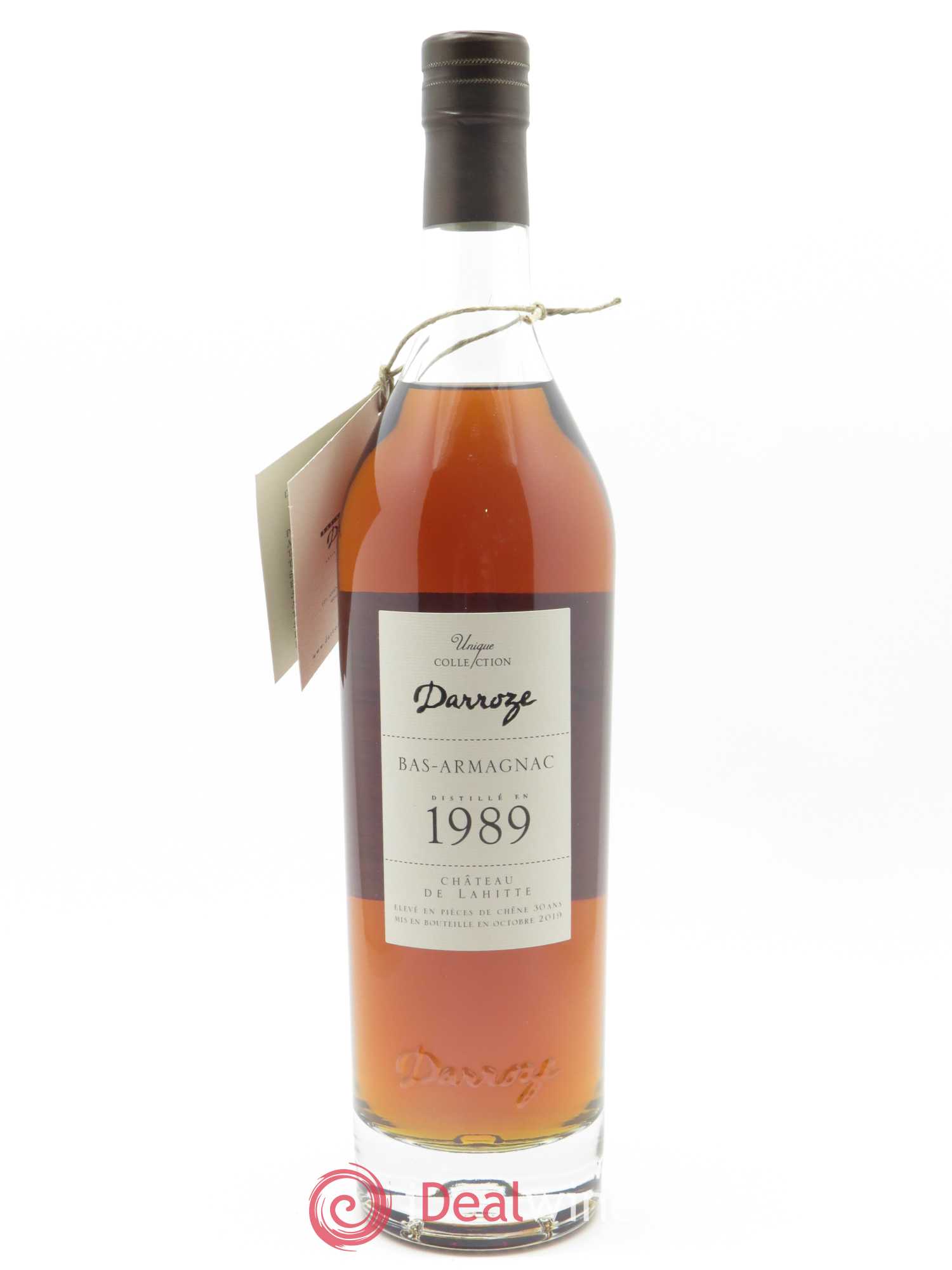 Bas-Armagnac Château de Lahitte (46.5°) Darroze (70cl) 1989 - Lot de 1 bouteille - 1