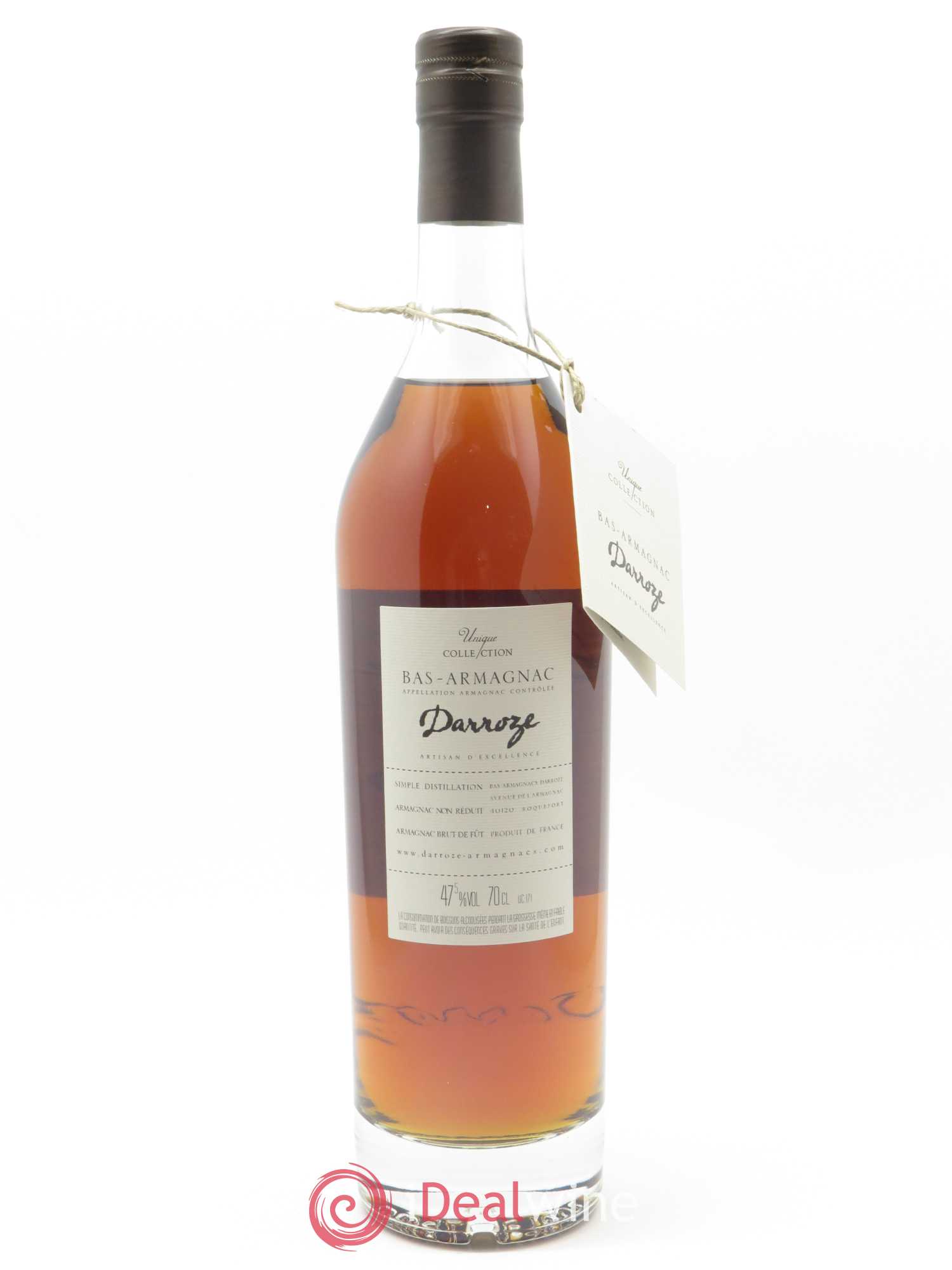Bas-Armagnac Château de Lahitte (46.5°) Darroze (70cl) 1989 - Lot de 1 bouteille - 2