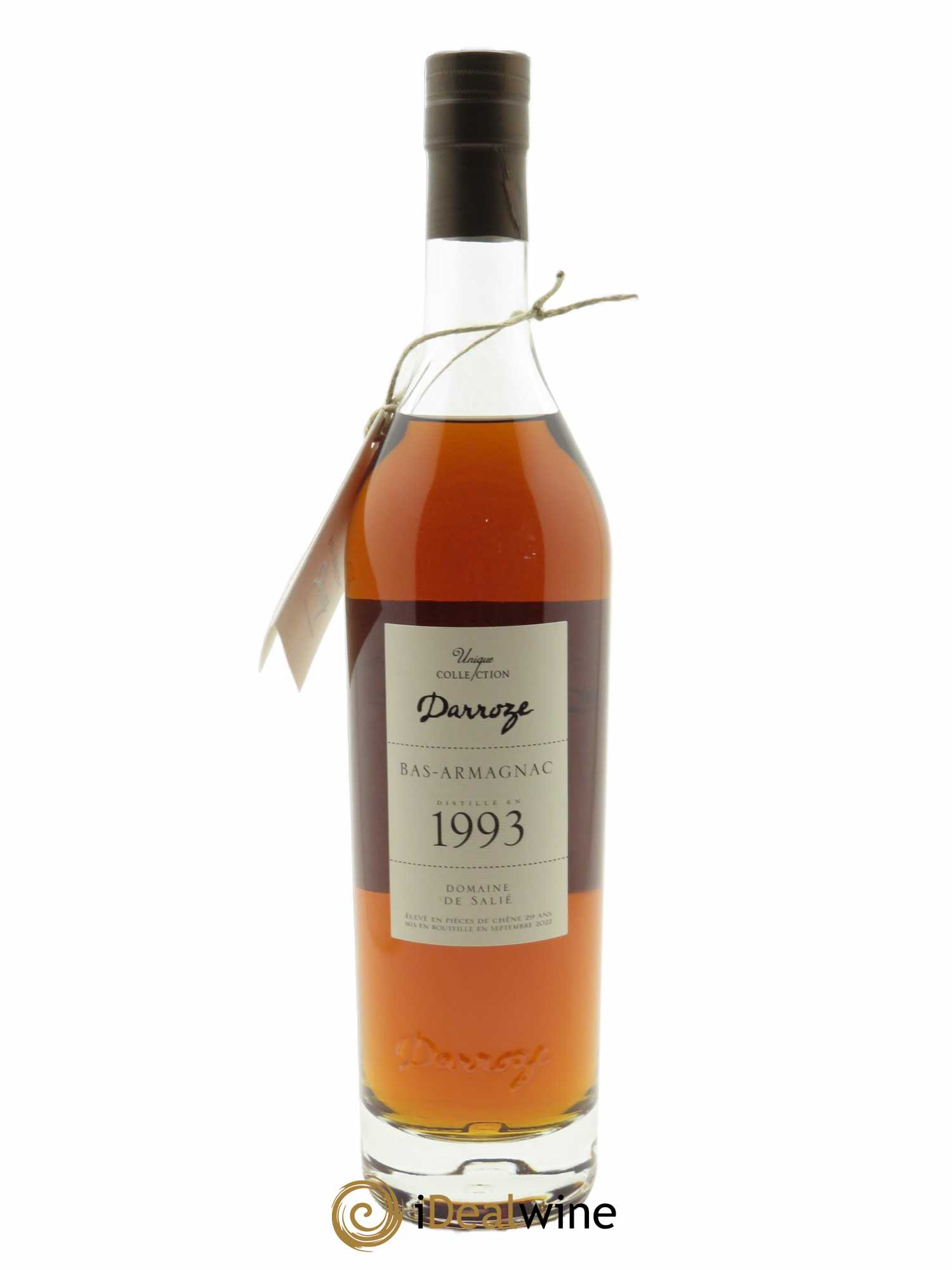 Bas-Armagnac Domaine de Salié 50° Darroze 1993 - Lot of 1 bottle - 1