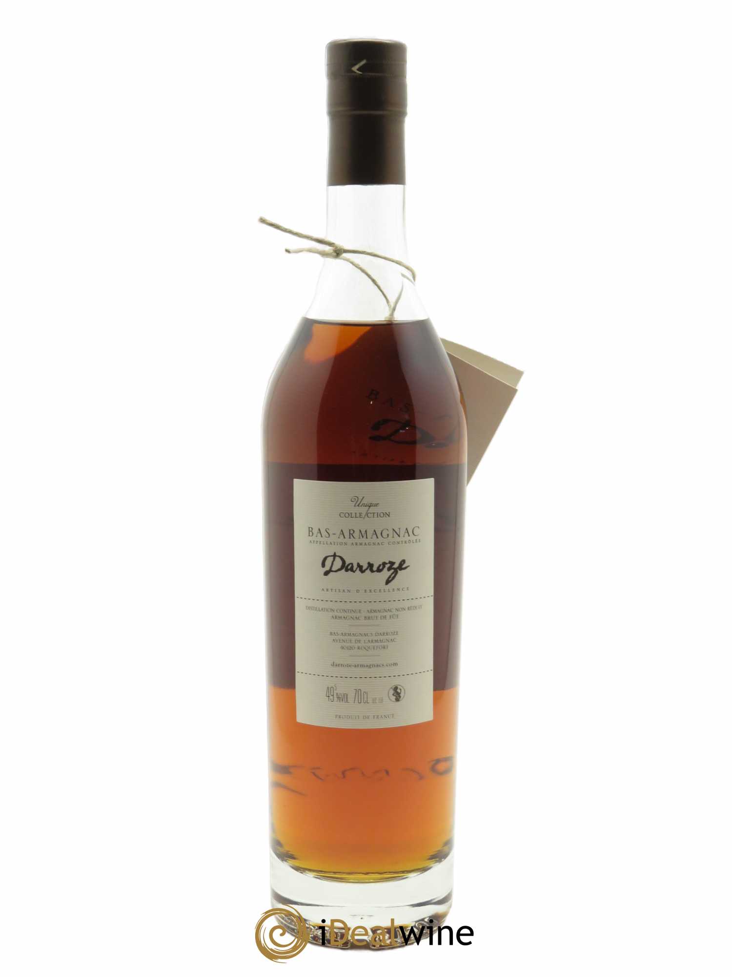 Bas-Armagnac Domaine de Salié 50° Darroze 1993 - Lot of 1 bottle - 2