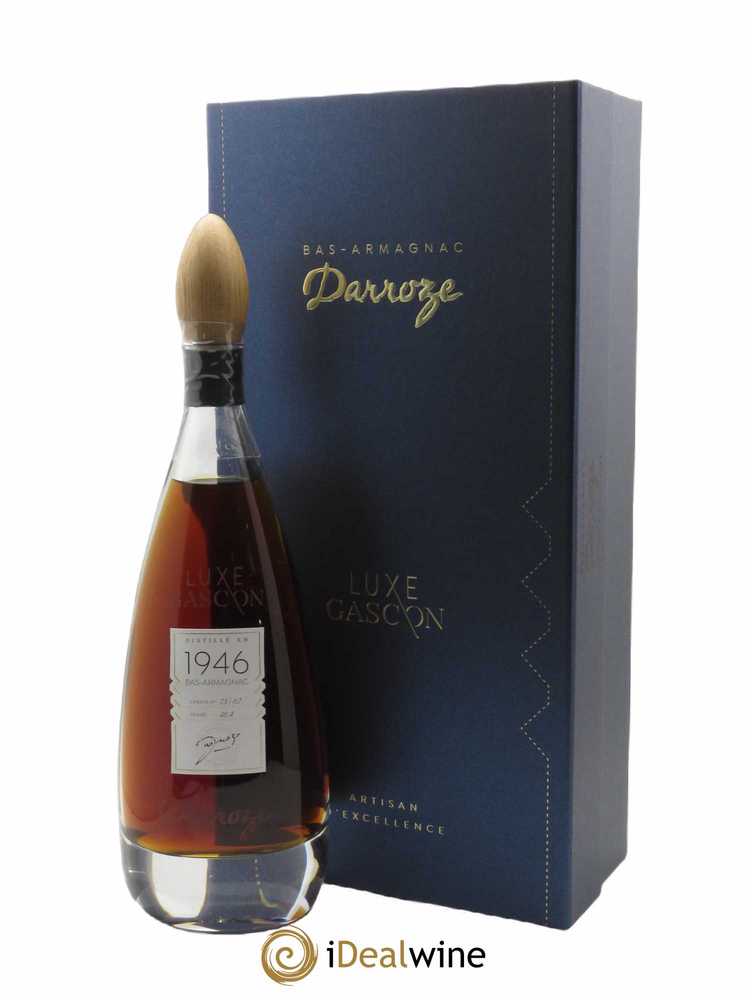 Bas-Armagnac Le Luxe Gascon 40.4° Darroze 1946 - Lot de 1 bouteille - 0