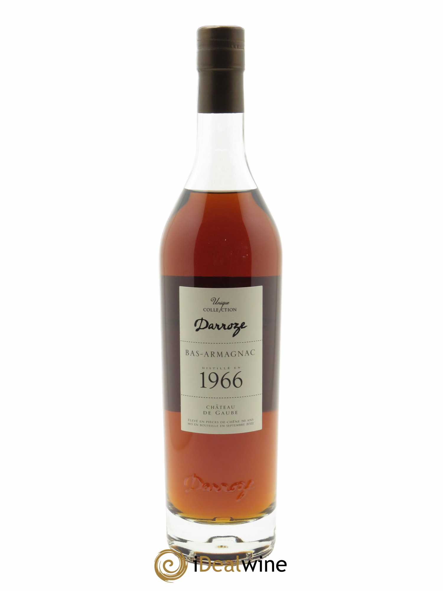 Bas-Armagnac Château de Gaube 43.5° Darroze  1966 - Lot de 1 bouteille - 1