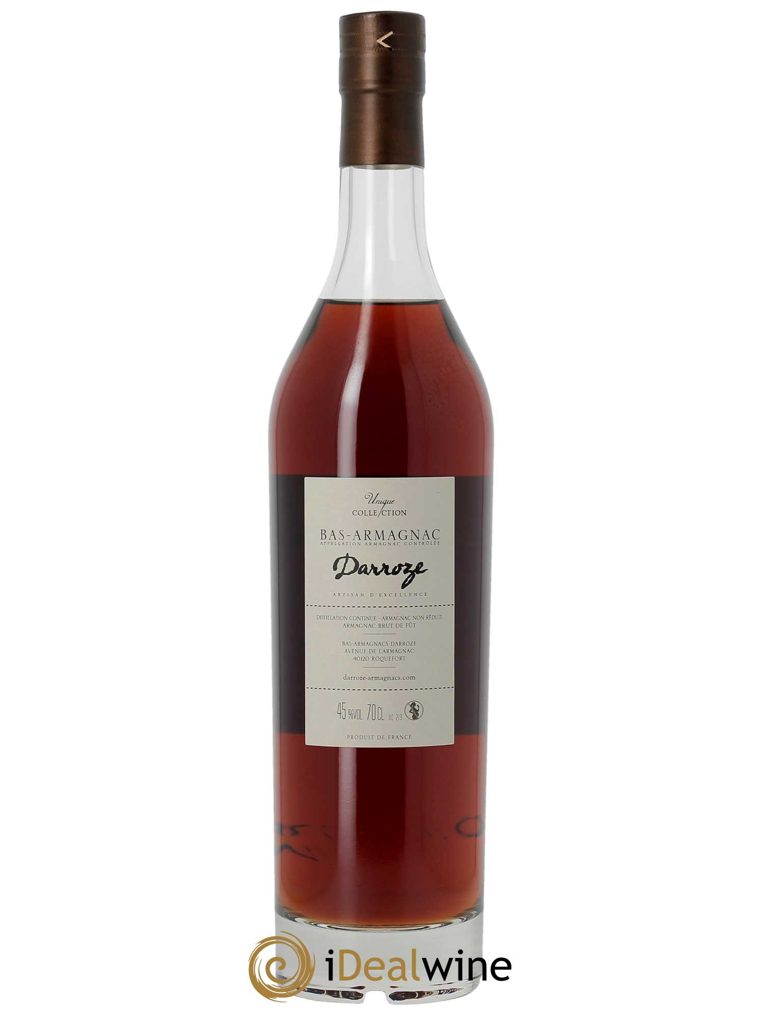 Bas-Armagnac Domaine de Bellair (45°) Darroze 1973 - Lot of 1 bottle - 3