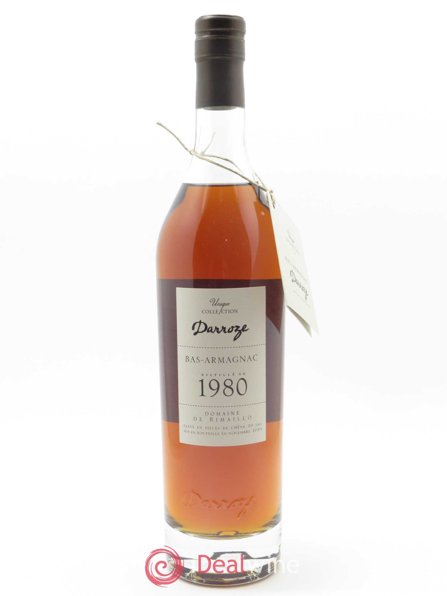 Bas-Armagnac Domaine de Rimaillo Darroze (70cl) 1980 - Posten von 1 Flasche - 1