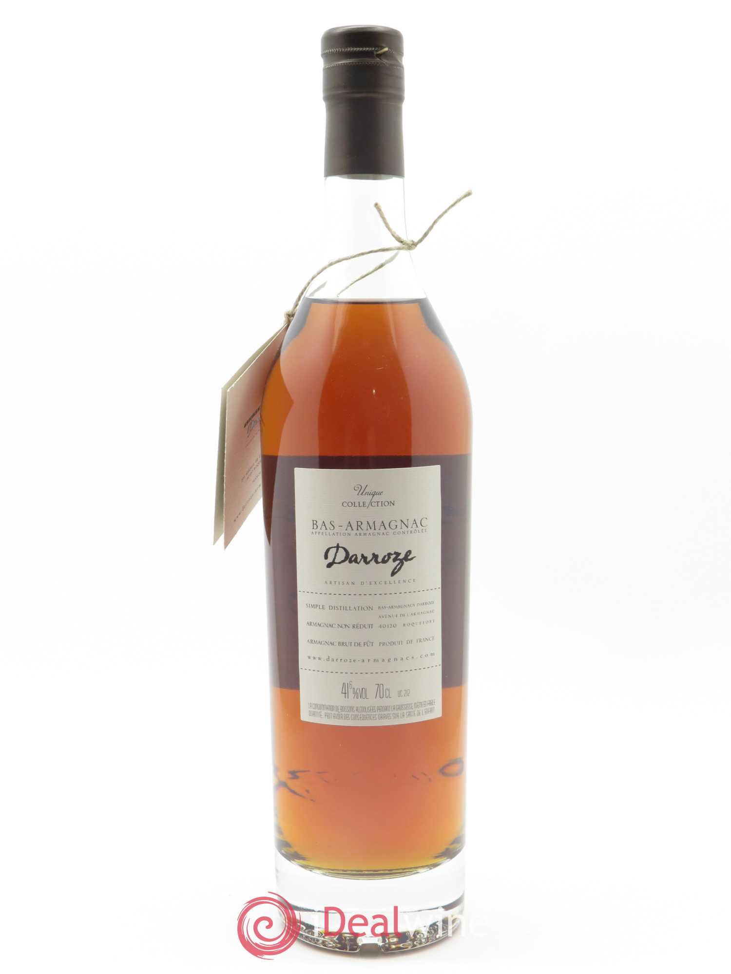 Bas-Armagnac Domaine de Rimaillo Darroze (70cl) 1980 - Posten von 1 Flasche - 2