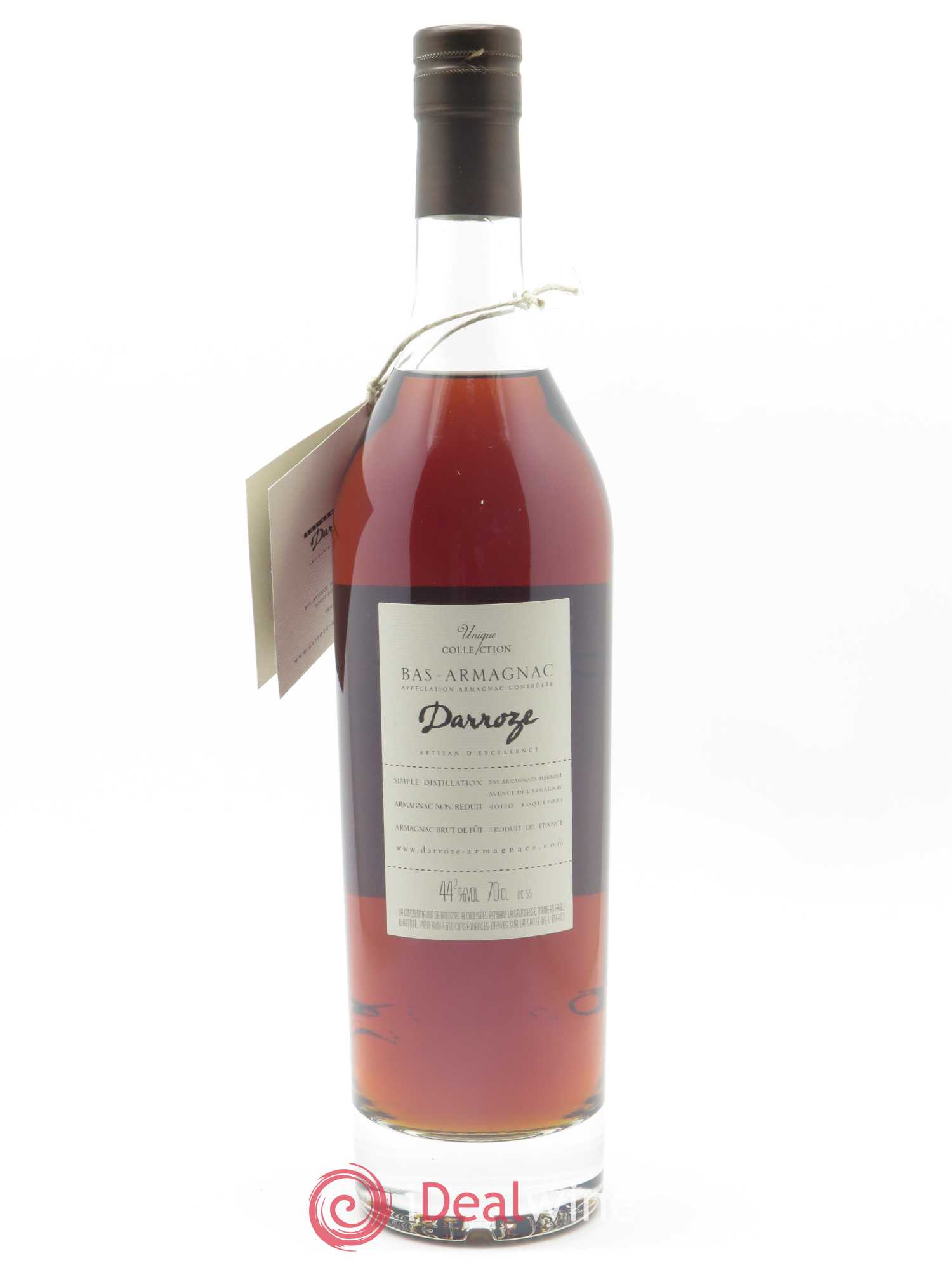 Bas-Armagnac Domaine de Bellair (43,9°) Darroze (70cl) 1970 - Lot de 1 bouteille - 2