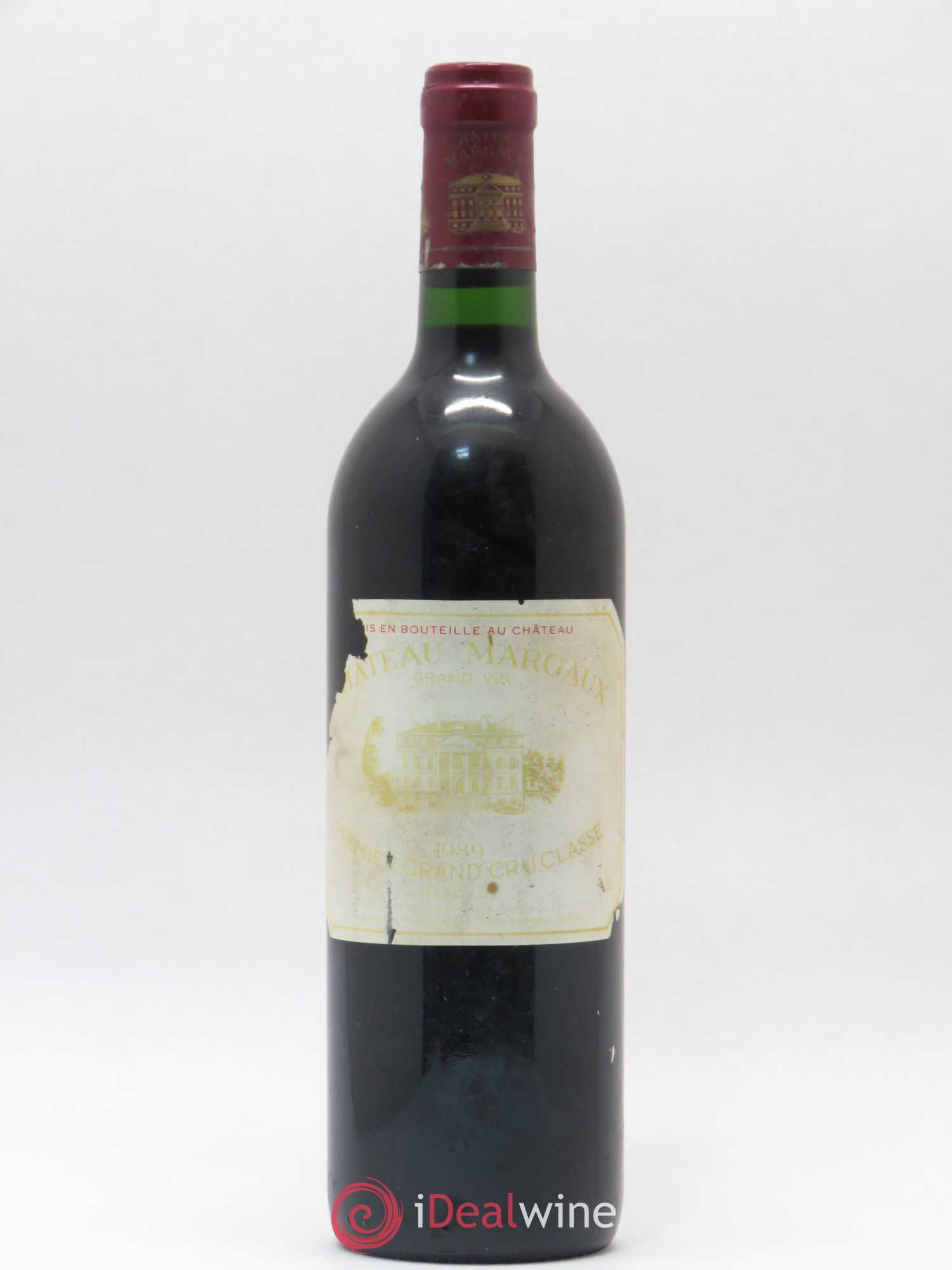 Château Margaux 1er Grand Cru Classé 1989 - Lot de 1 bouteille - 0
